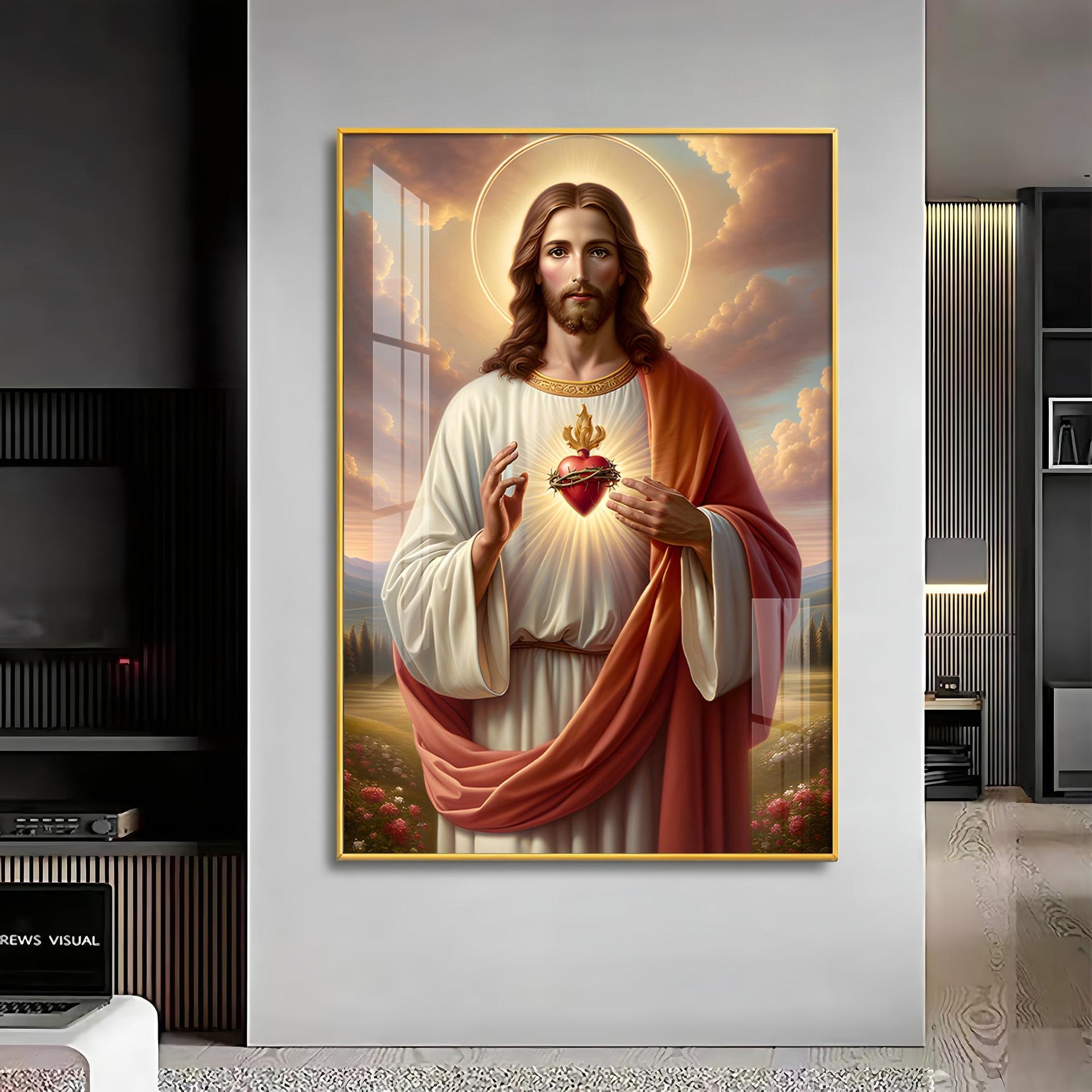 Emblem Of Divine Love Premium Acrylic Vertical Wall Art