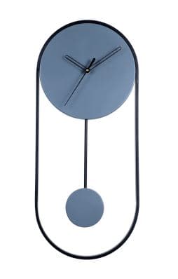 Matte Black Metal Wall Clock - Image 2