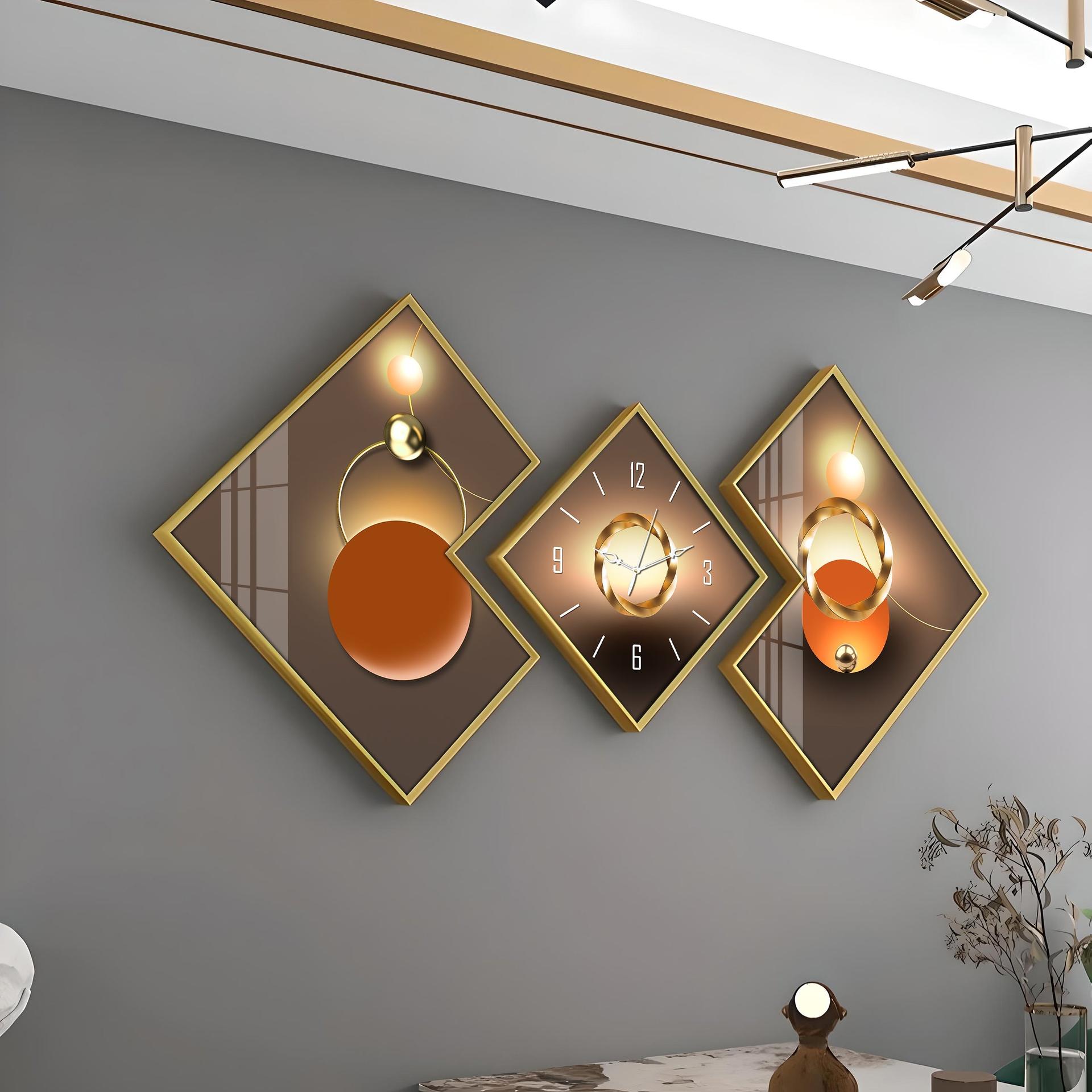 Illuminating Rings Premium Acrylic Wall Clock - Image 9