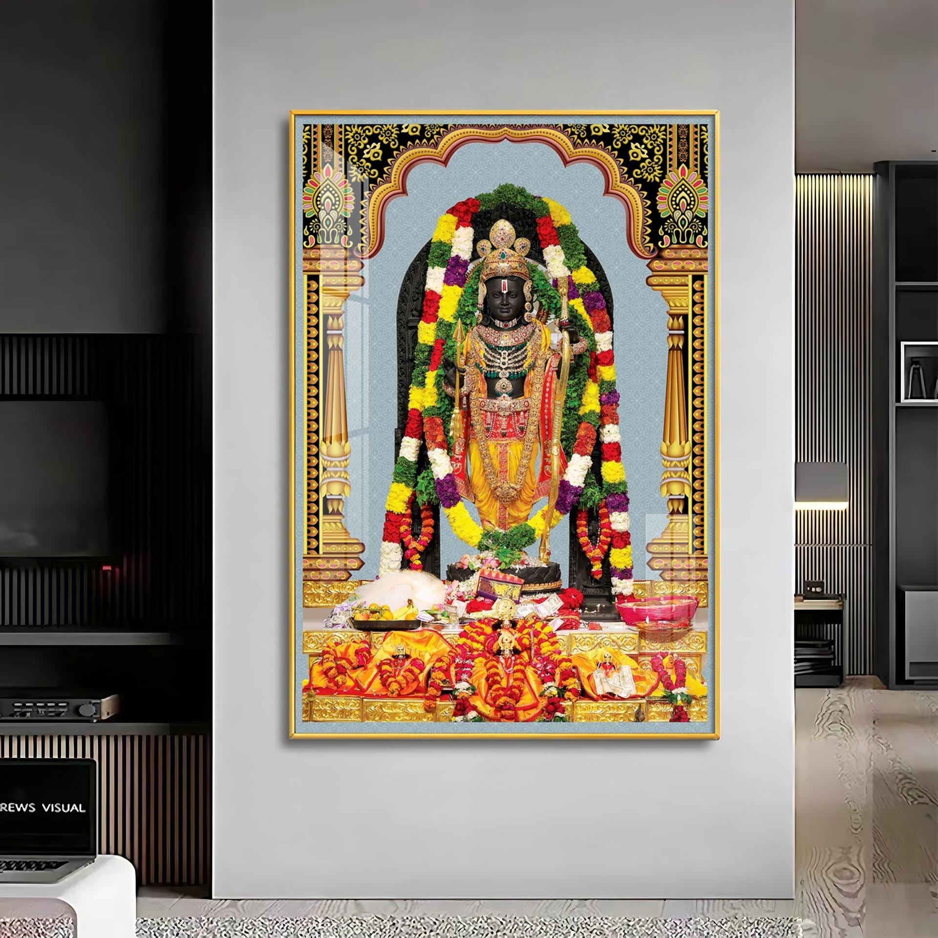 Divine Blossom Rama Premium Acrylic Vertical Wall Art - Image 14