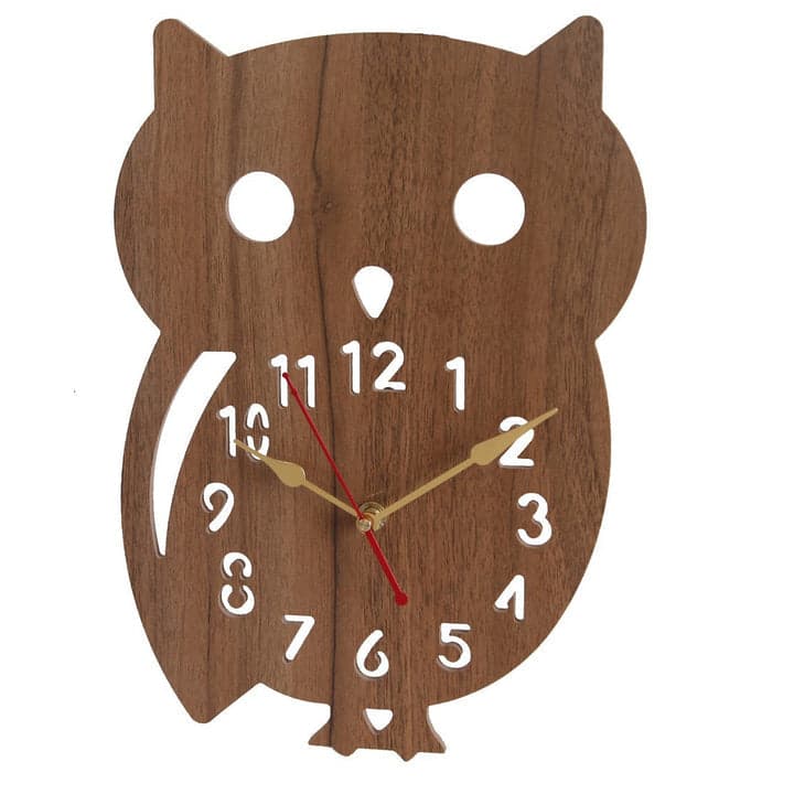 Wooden Wood Carving Wall Clock For Home, Hall, Bedroom, Living Room & Office