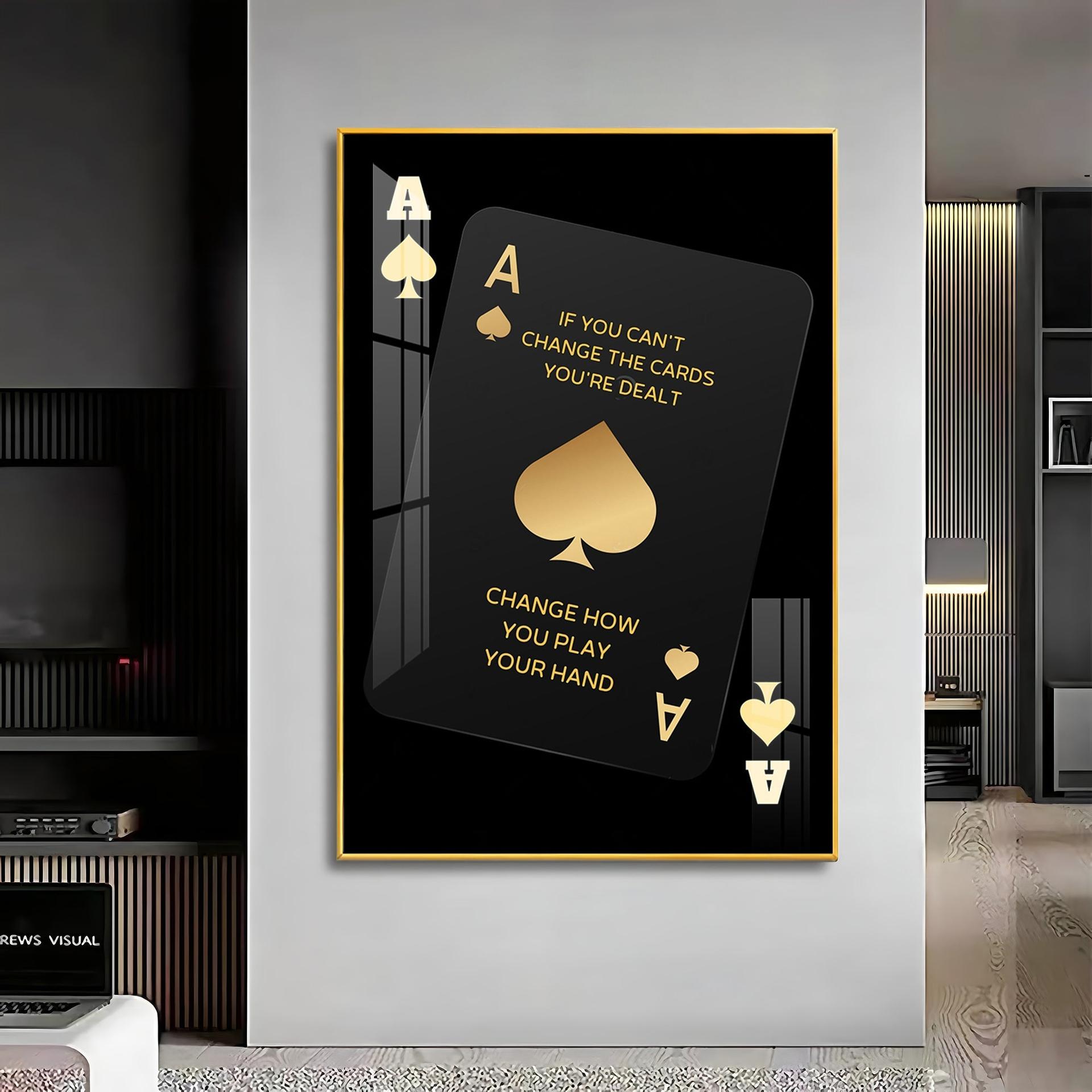 If You Can't Change The Cards Premium Acrylic Vertical Wall Art - Image 11