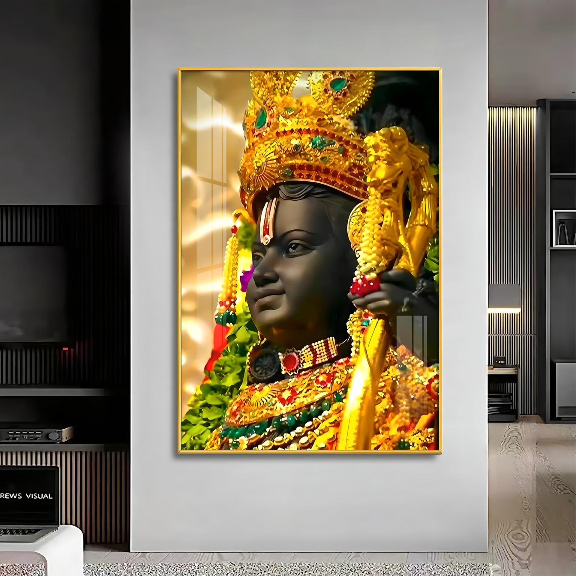 Ayodhya Darshan Premium Acrylic Vertical Wall Art - Image 8