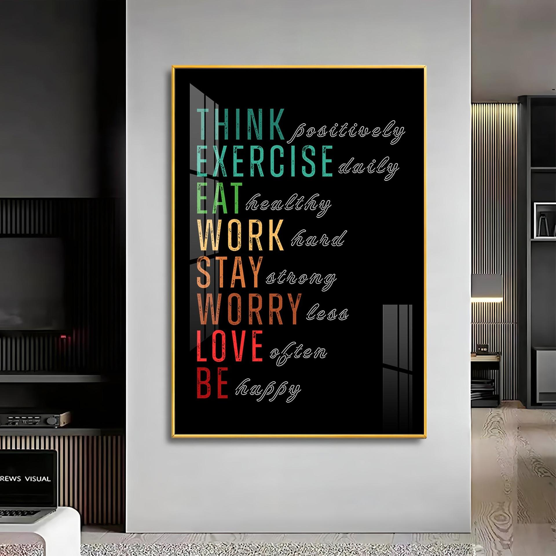 Motivational Quotes Premium Acrylic Vertical Wall Art - Image 10
