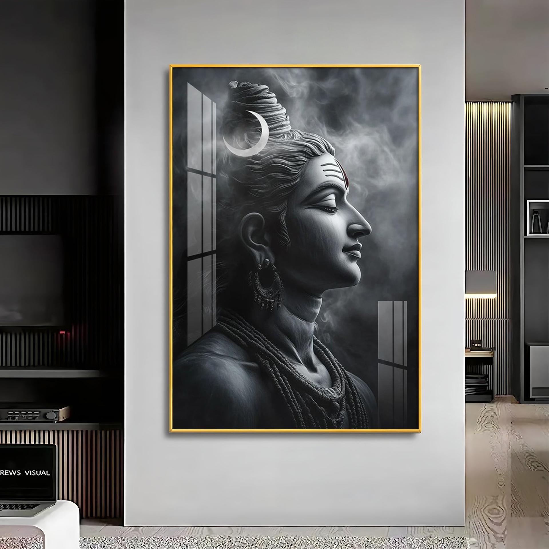 Lord Shiva Harmony Premium Acrylic Wall Art - Image 10