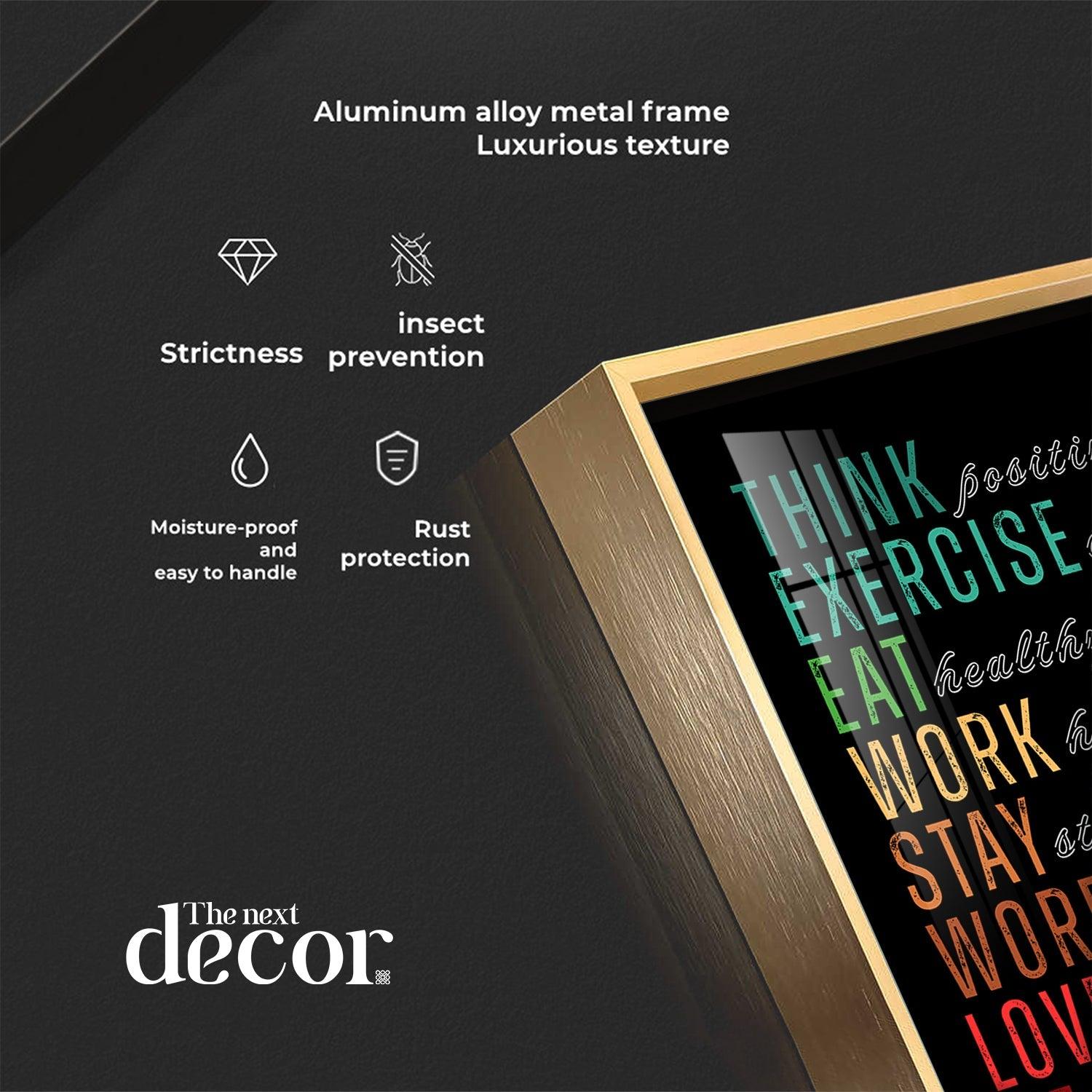 Motivational Quotes Premium Acrylic Vertical Wall Art - Image 8