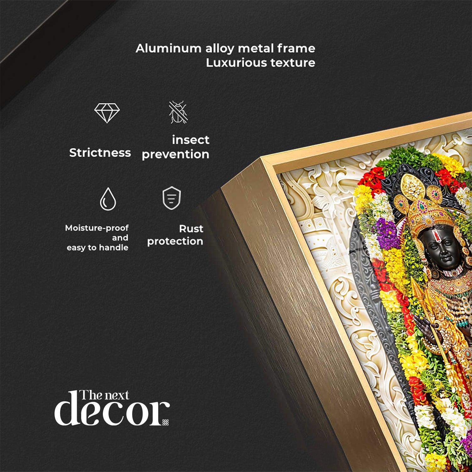 Shri Ram Janmbhoomi Portray Premium Vertical Wall Art - Image 7