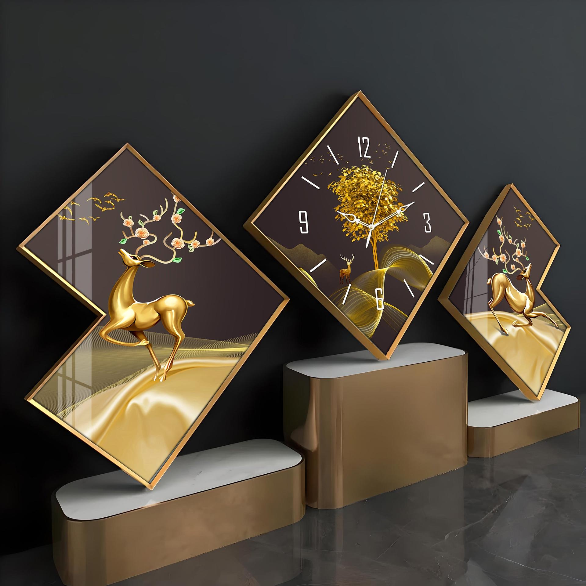 Dancing Deer Premium Acrylic Wall Clock - Image 9