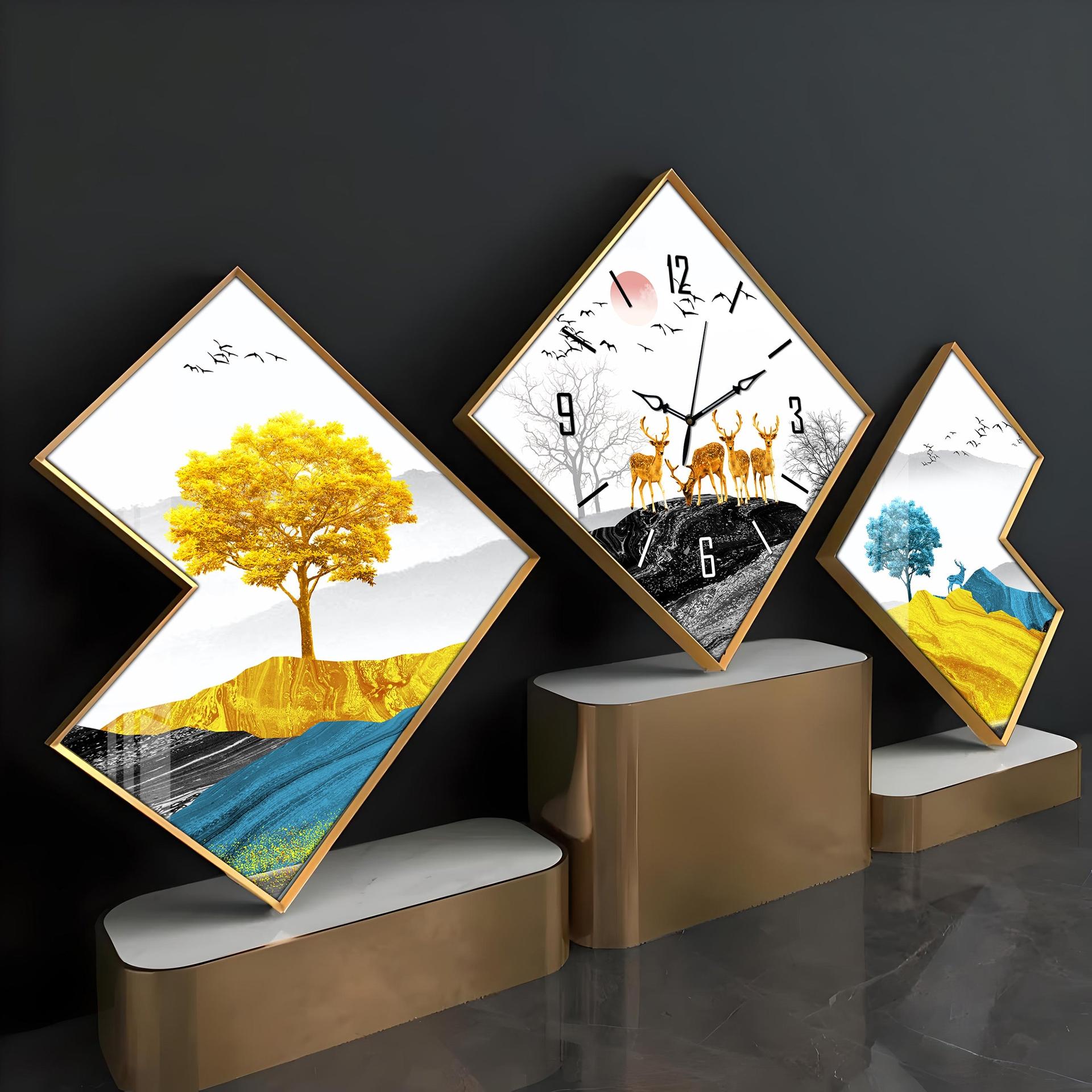 Forest Landscape Premium Acrylic Wall Clock - Image 9