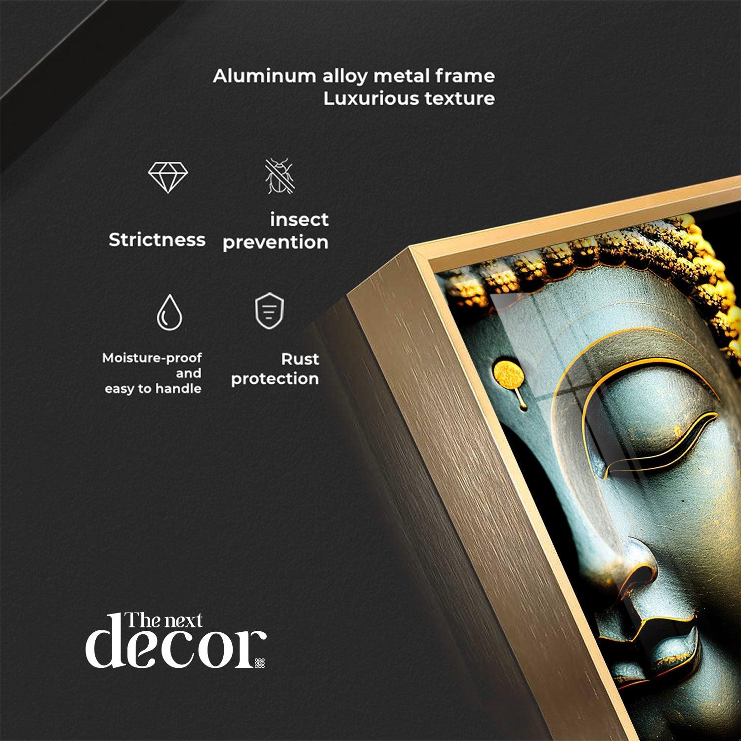 Buddha Statue Premium Acrylic Square Wall Art - Image 12