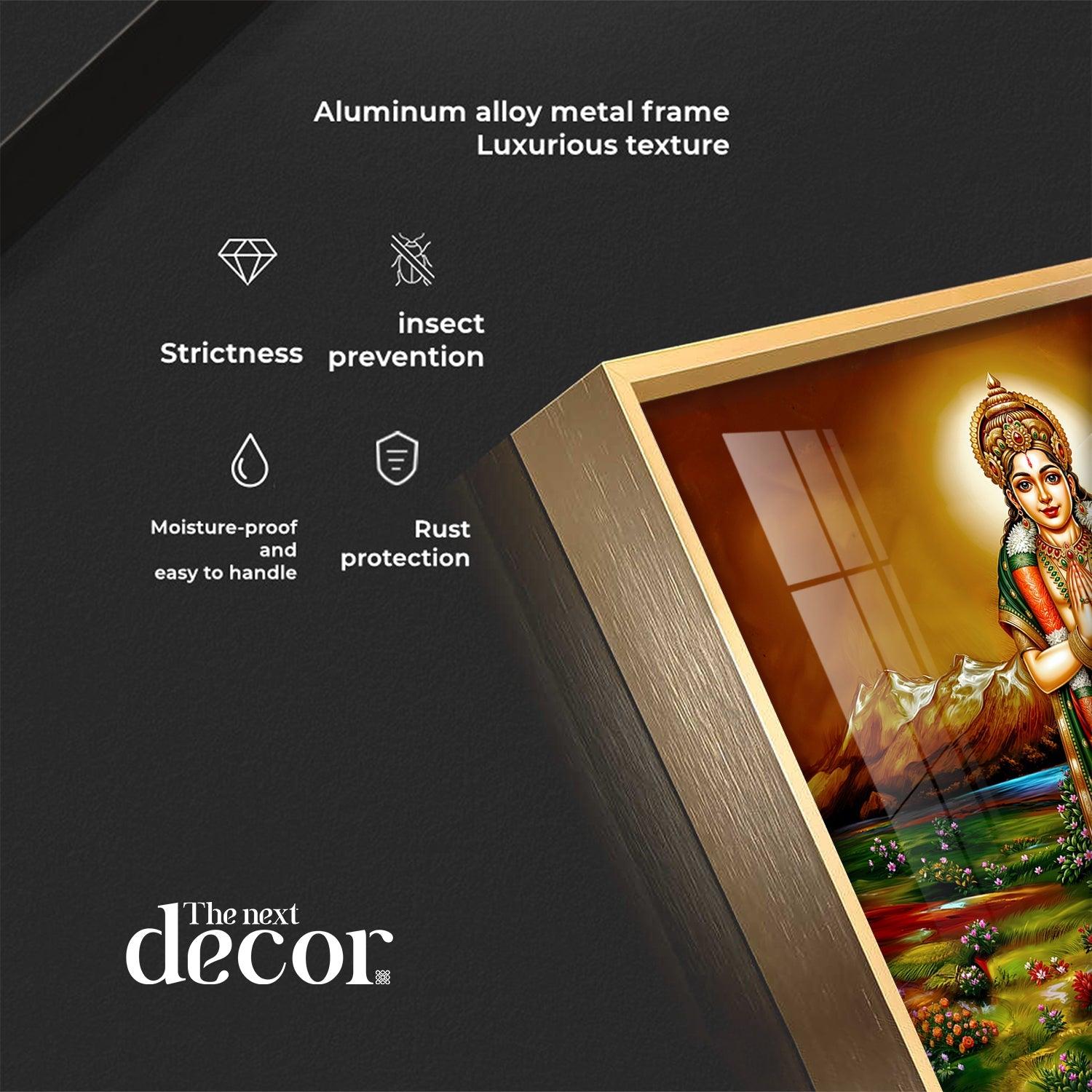 Thirumalisai Alvar Premium Acrylic Square Wall Art - Image 13