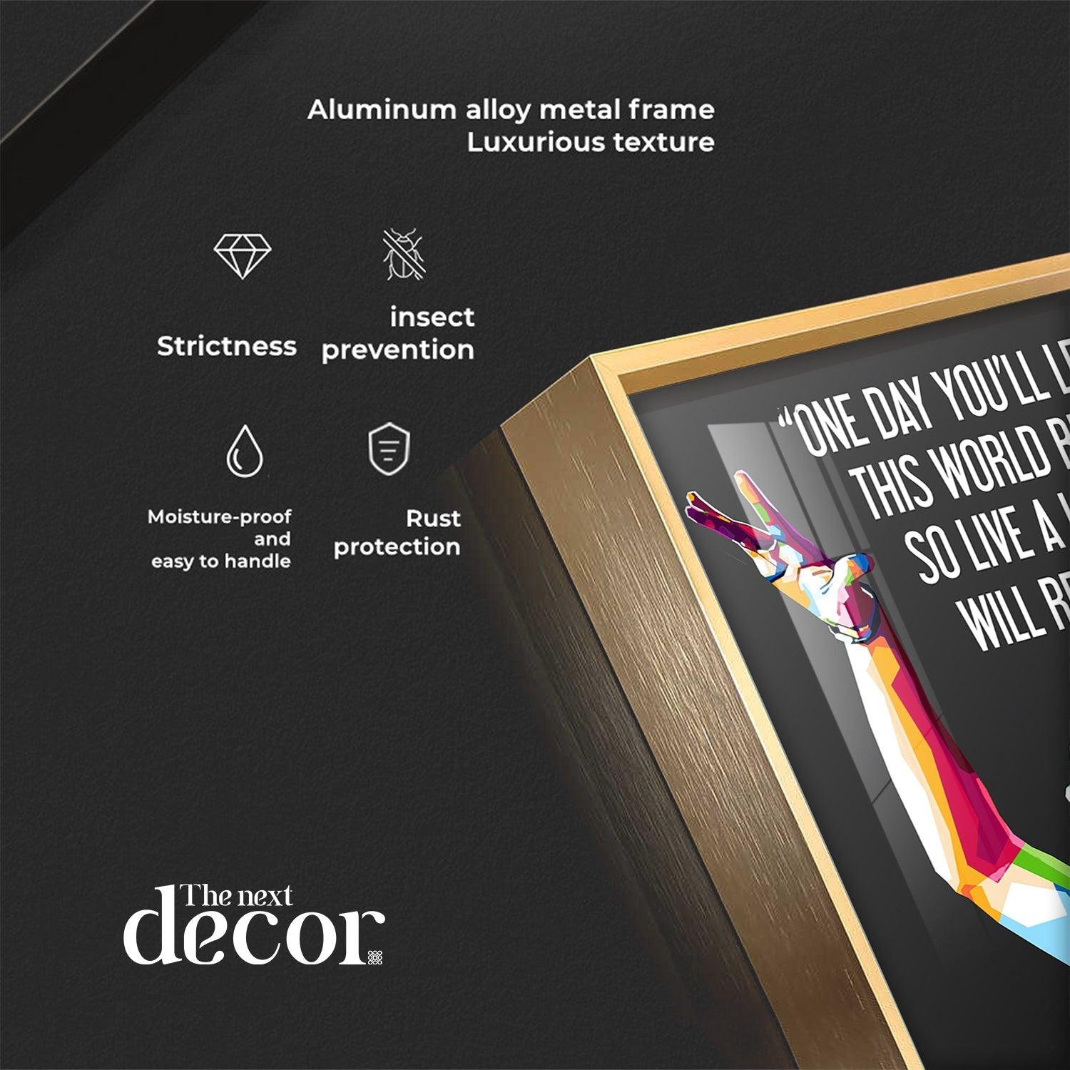 One Day You'll Leave This World Behind Premium Acrylic Vertical Wall Art - Image 12