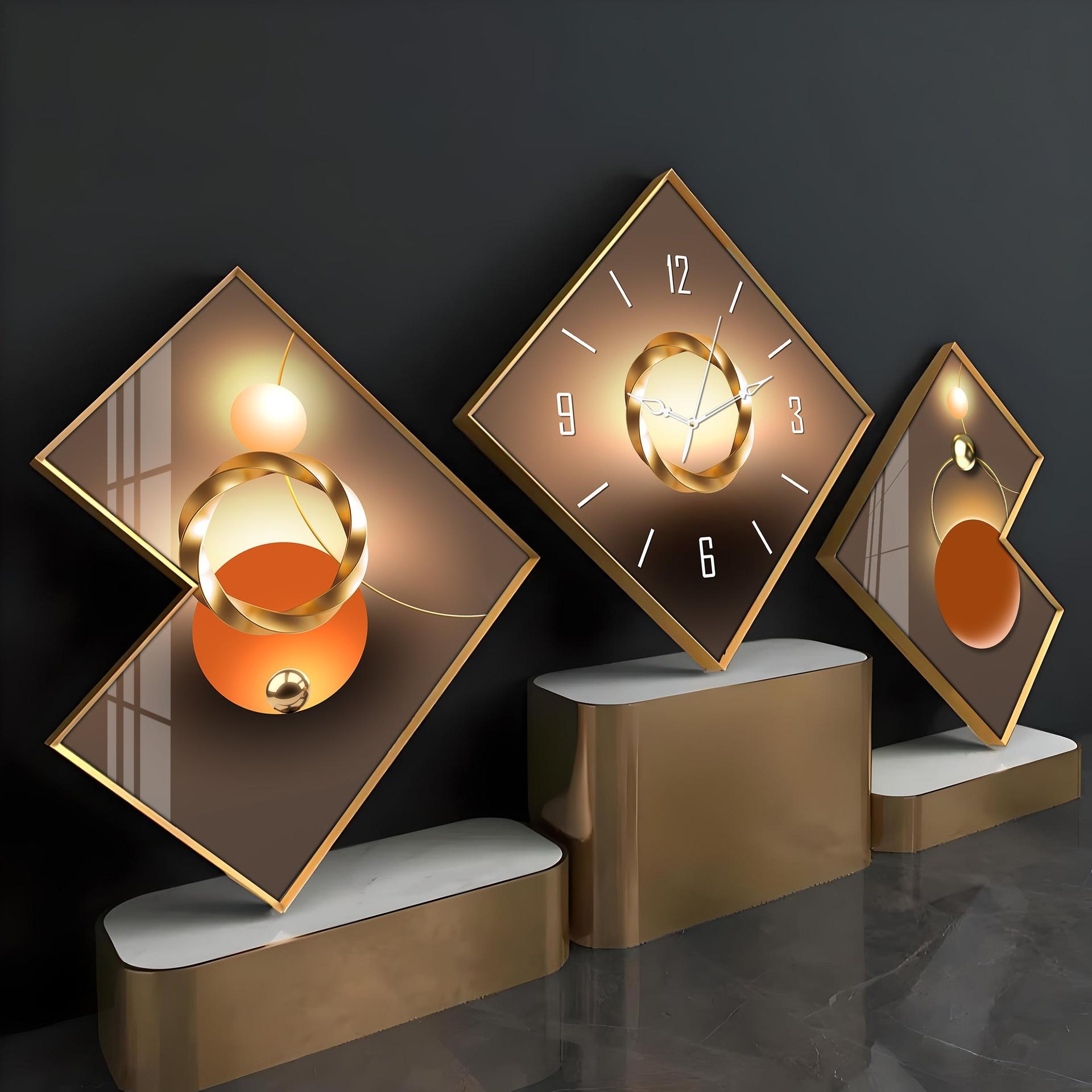 Illuminating Rings Premium Acrylic Wall Clock - Image 7