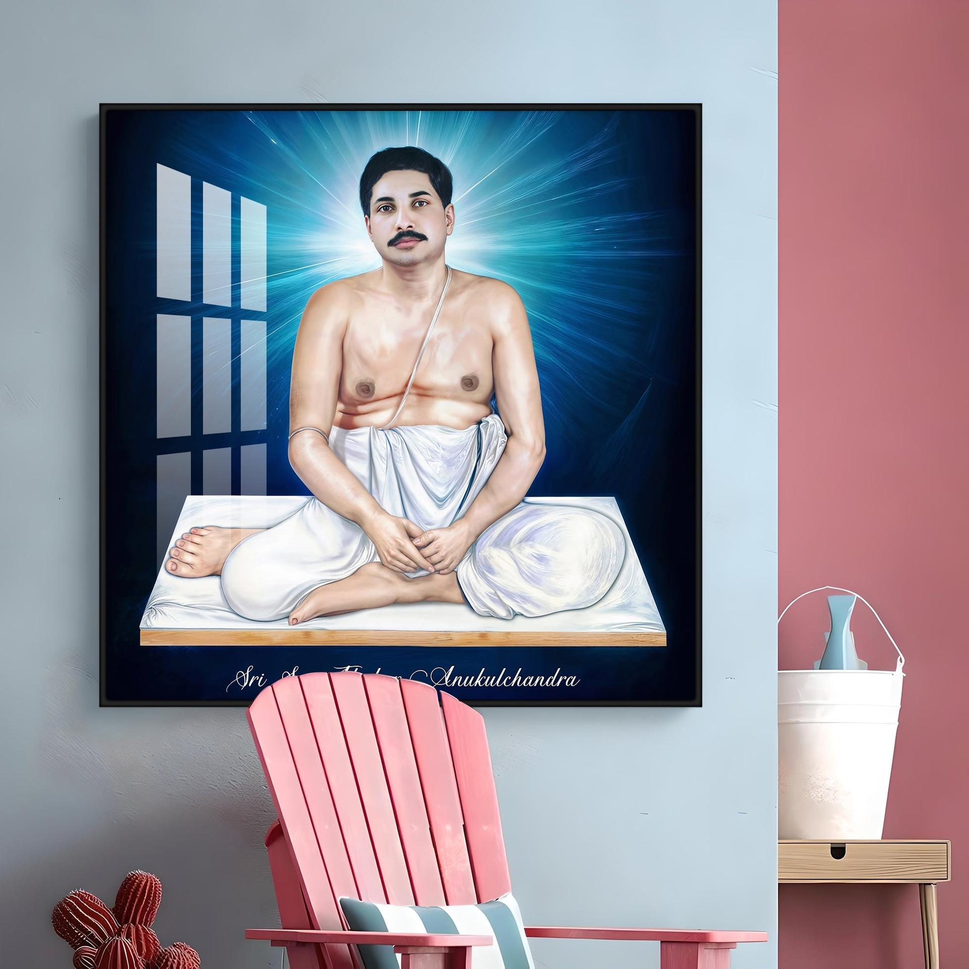 Sri Sri Thakur Anukulachandra Premium Acrylic Wall Art - Image 15
