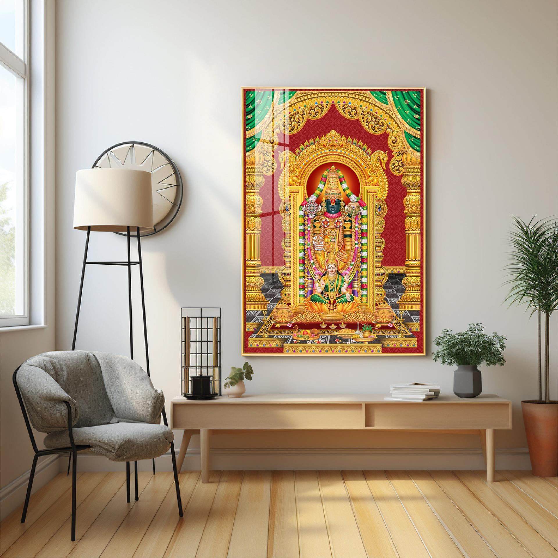 Lord Balaji Essence Premium Acrylic Vertical Wall Art - Image 3