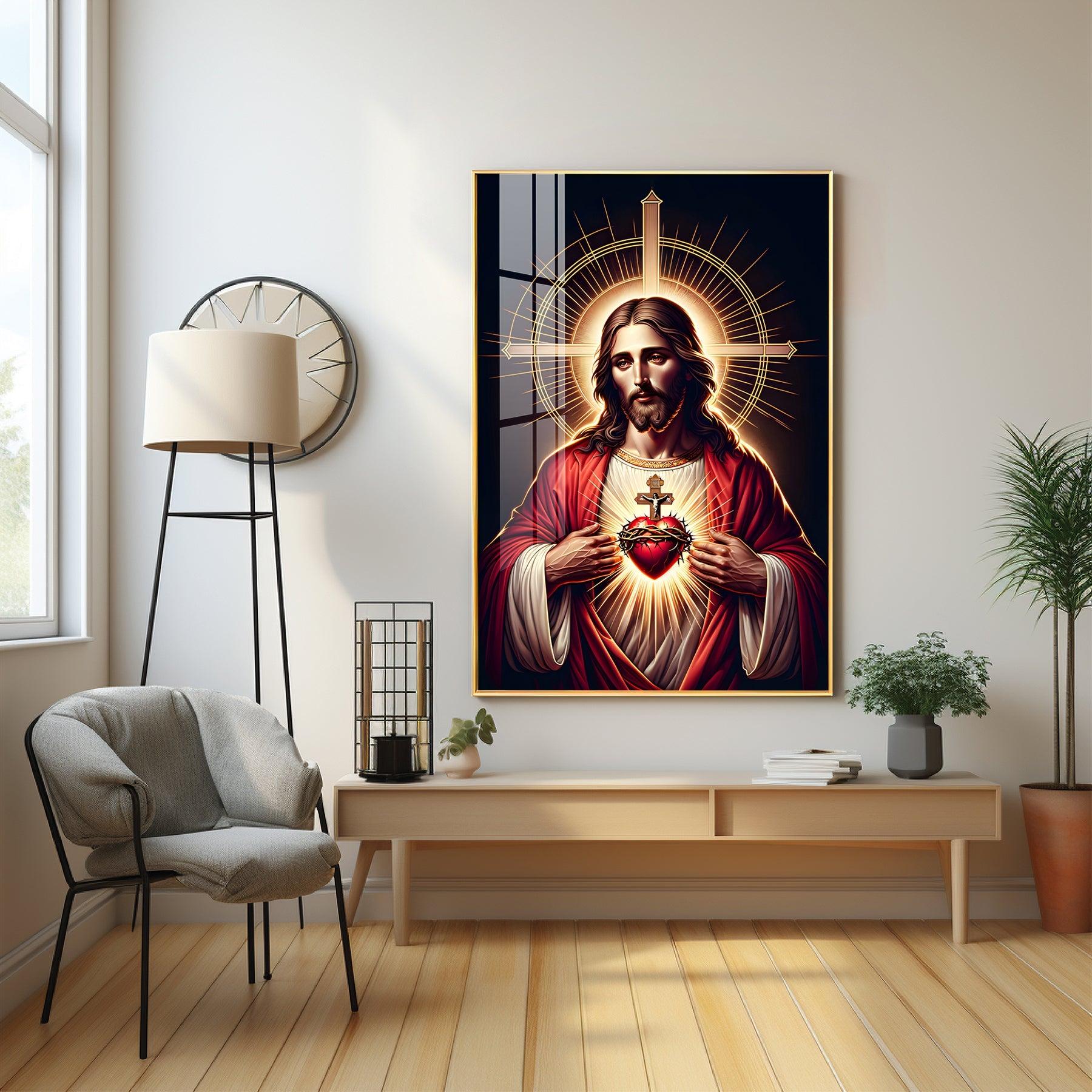 Canvas Of Christ's Love Premium Acrylic Vertical Wall Art - Image 5