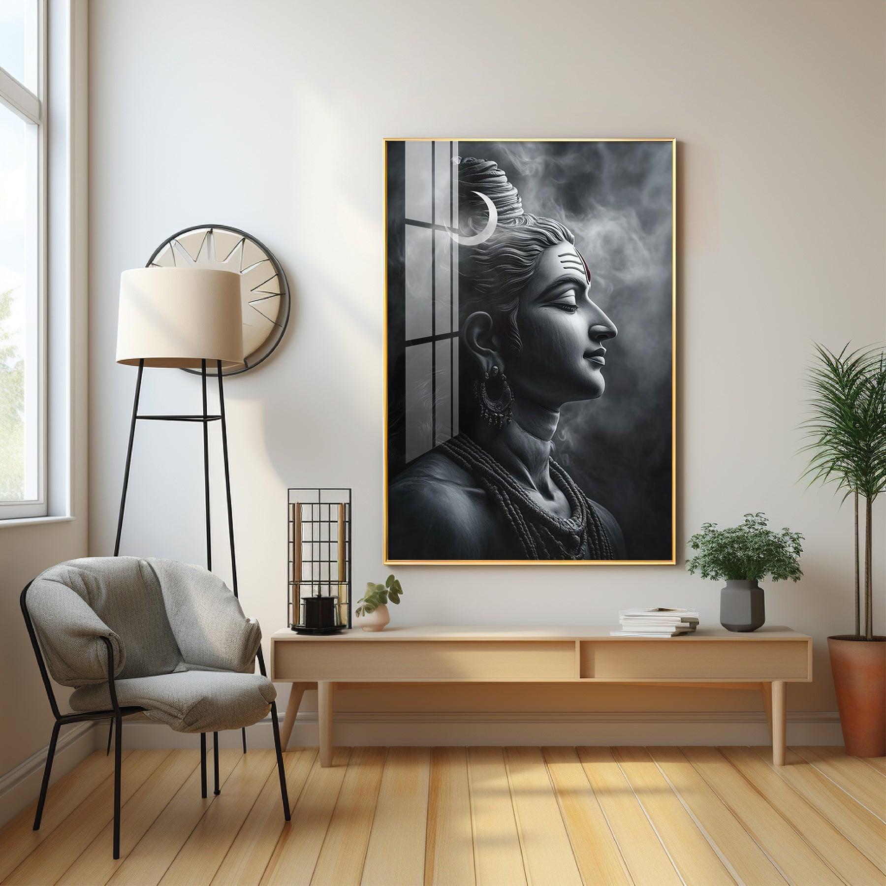 Lord Shiva Harmony Premium Acrylic Wall Art - Image 3