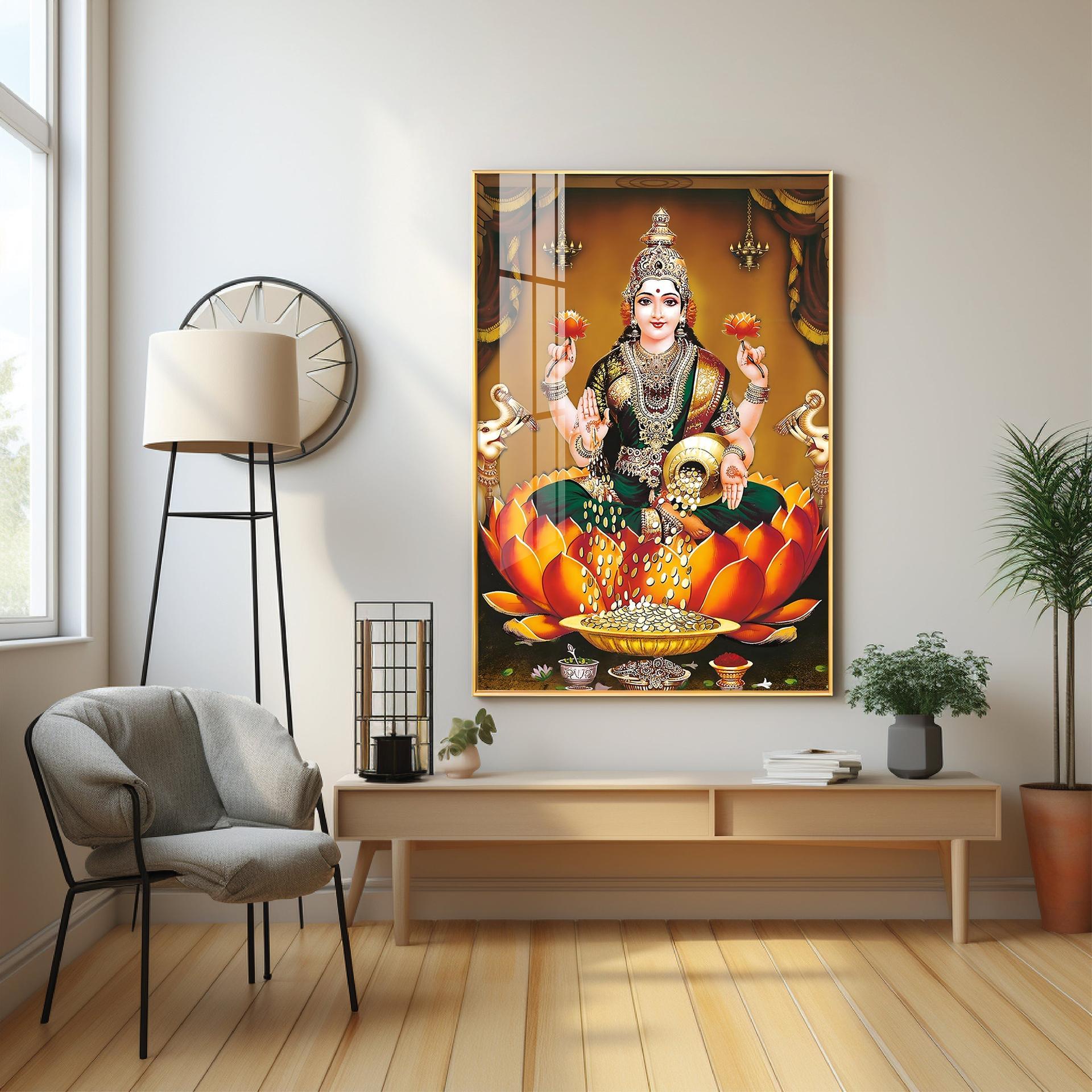 Goddess In Tranquility Premium Vertical Acrylic Wall Art - Image 16