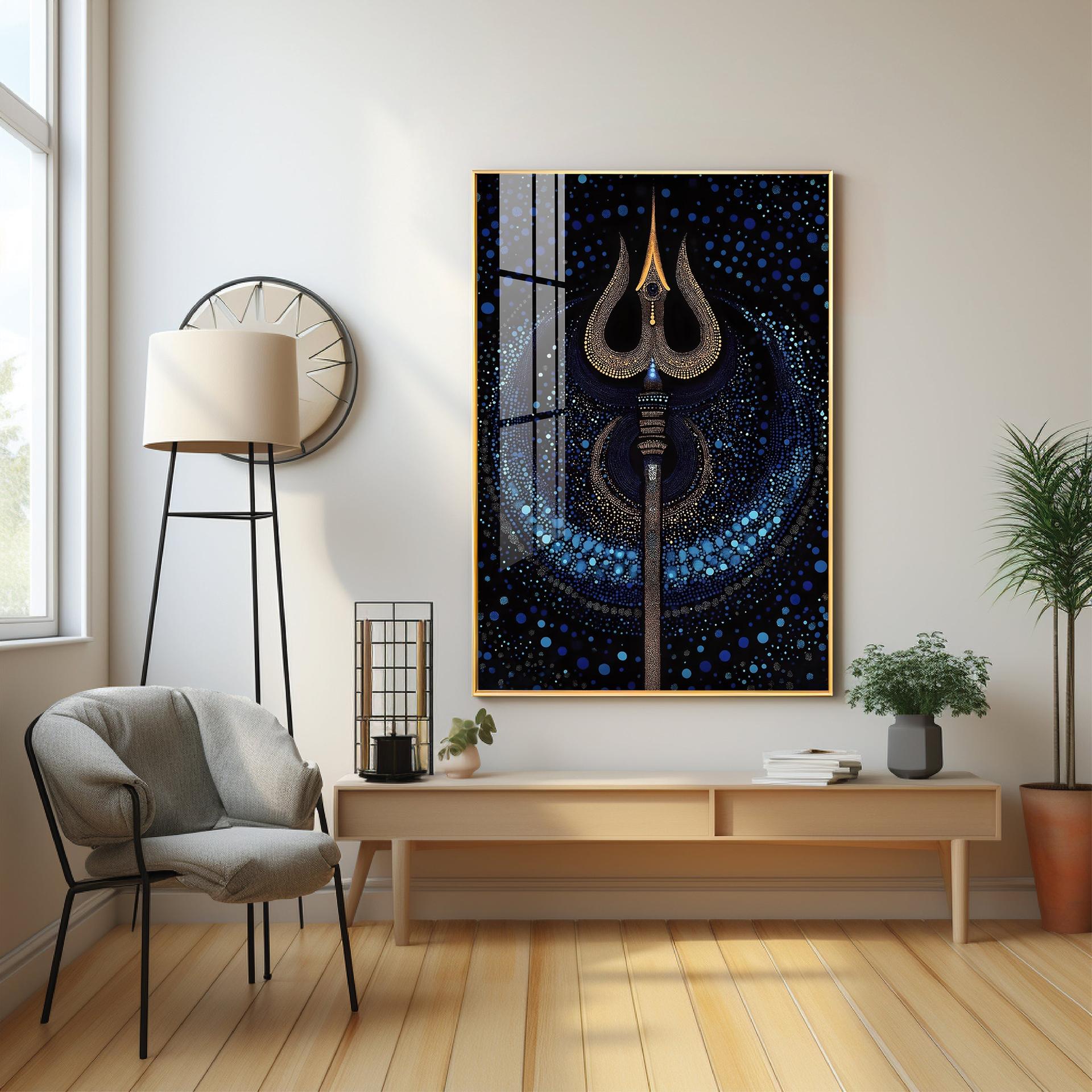 Celestial Guardian Premium Vertical Acrylic Wall Art - Image 4
