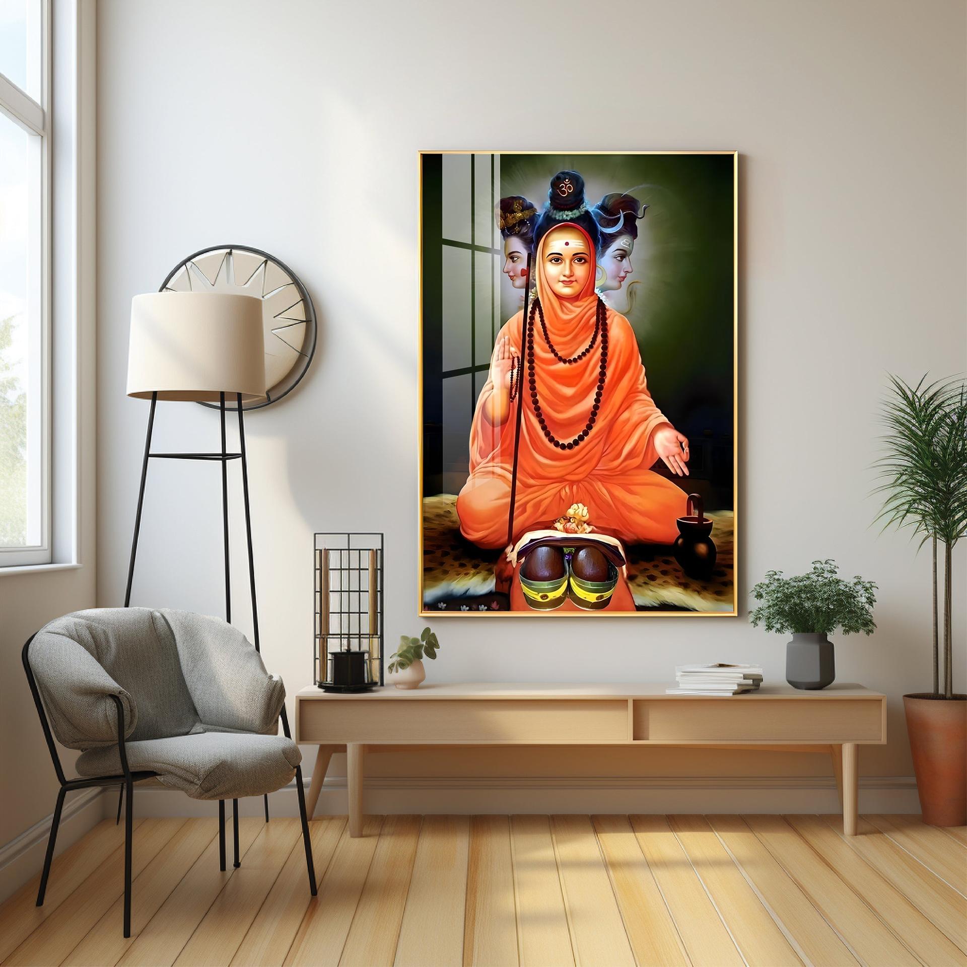 Portrait Of Divine Authority Premium Vertical Acrylic Wall Art - Image 5