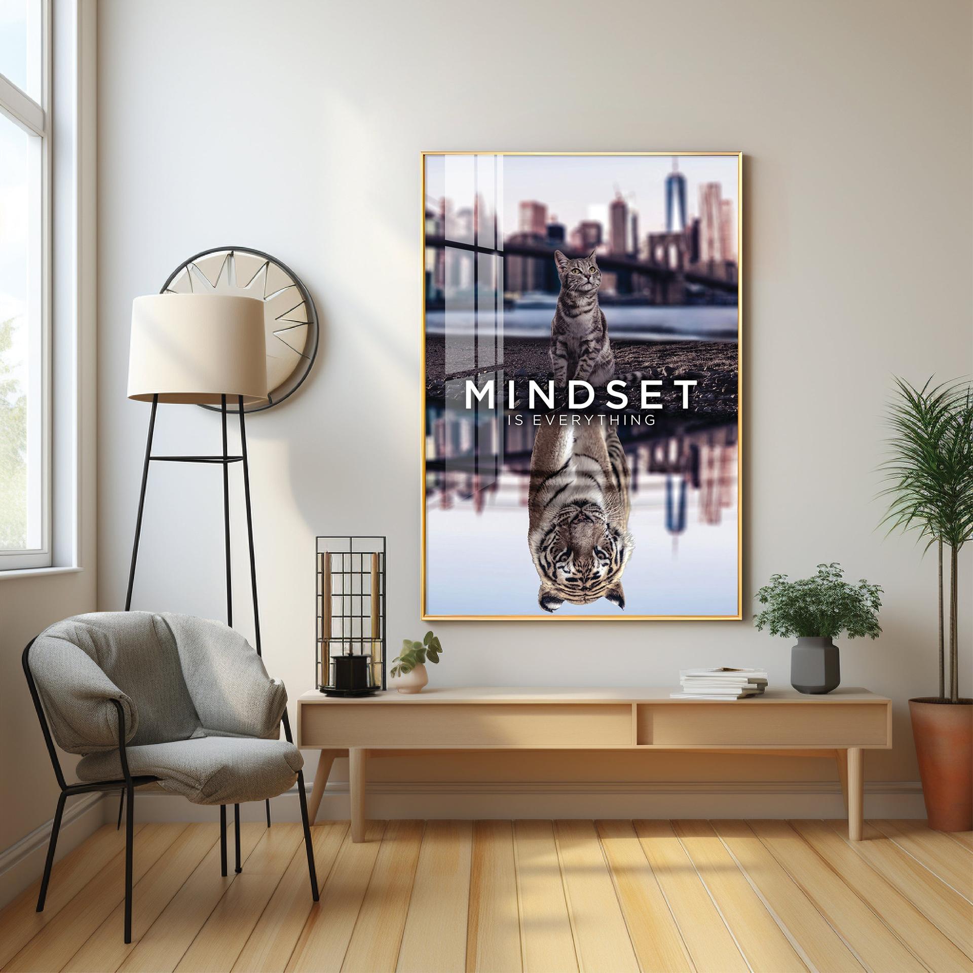 Mindset Is Everything Premium Acrylic Vertical Wall Art - Image 15