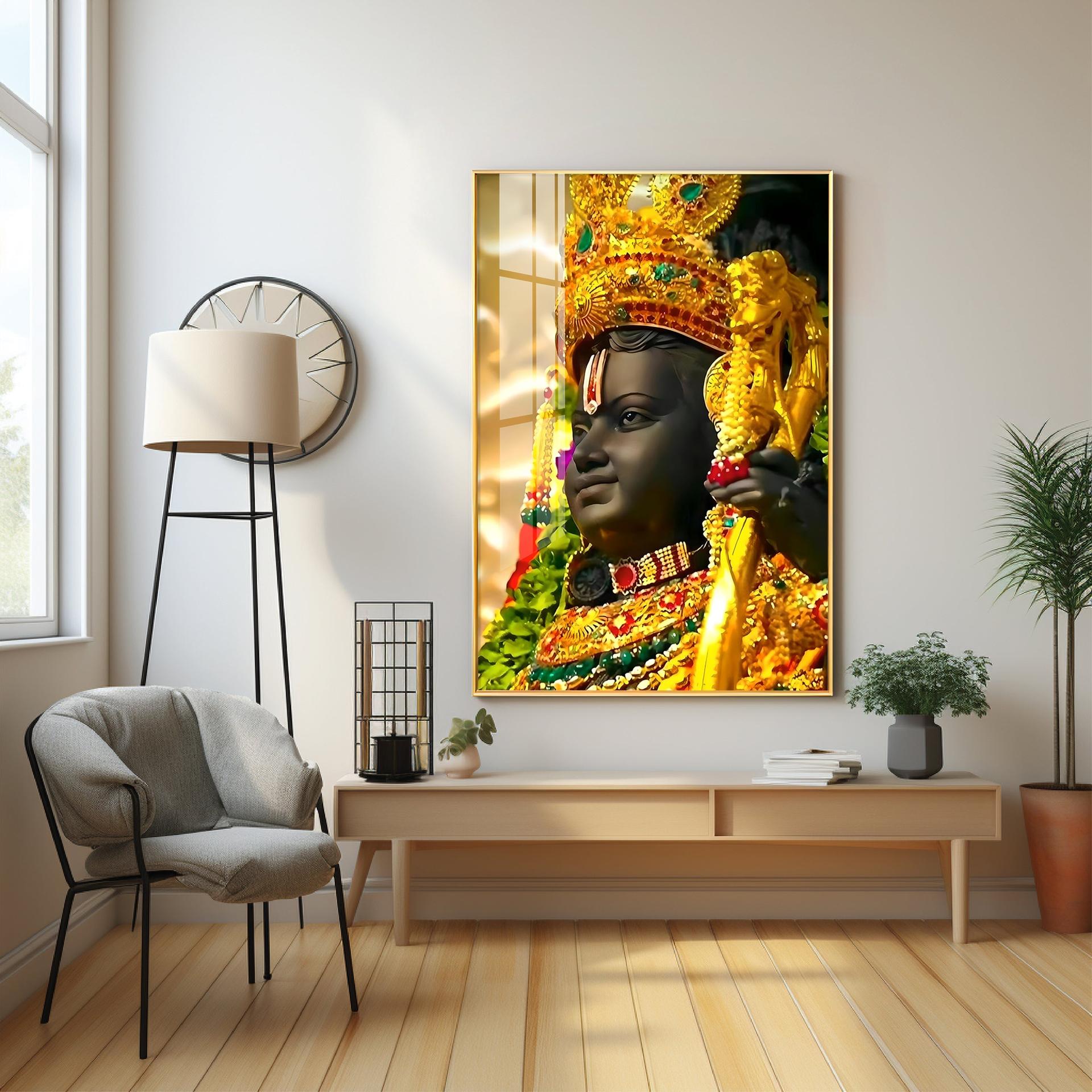 Ayodhya Darshan Premium Acrylic Vertical Wall Art - Image 3