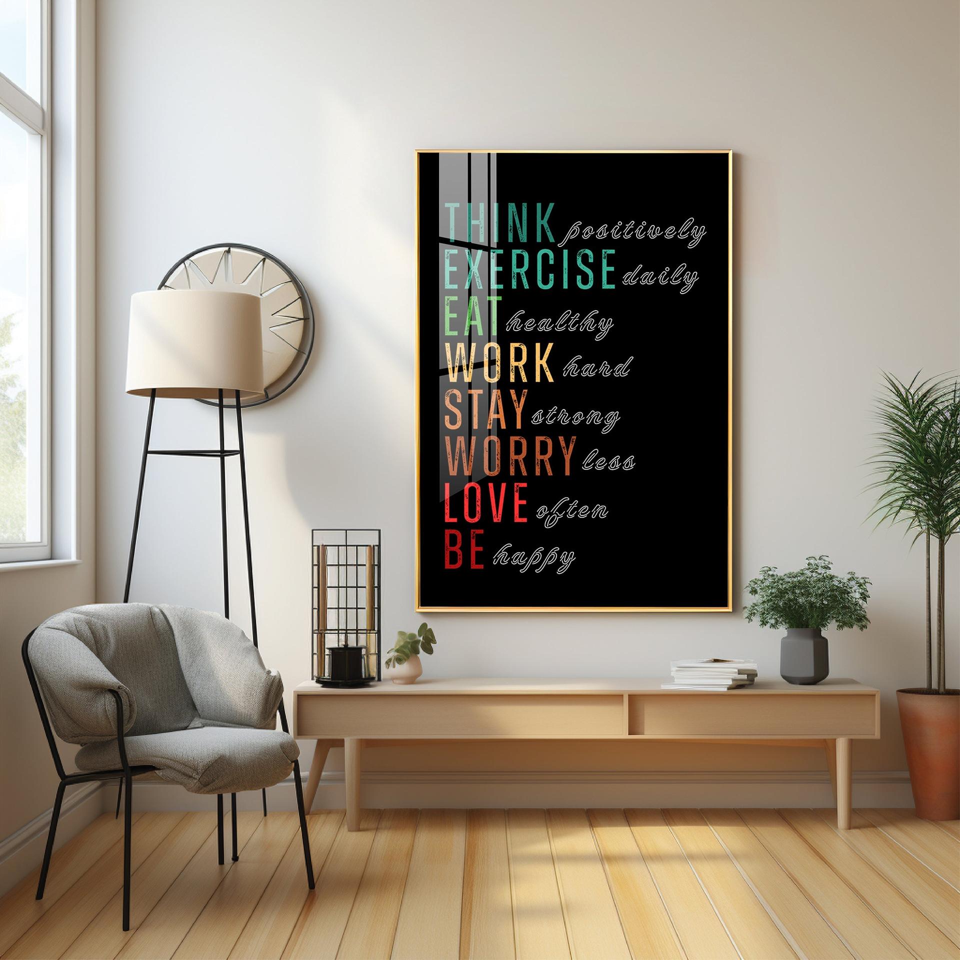 Motivational Quotes Premium Acrylic Vertical Wall Art - Image 16