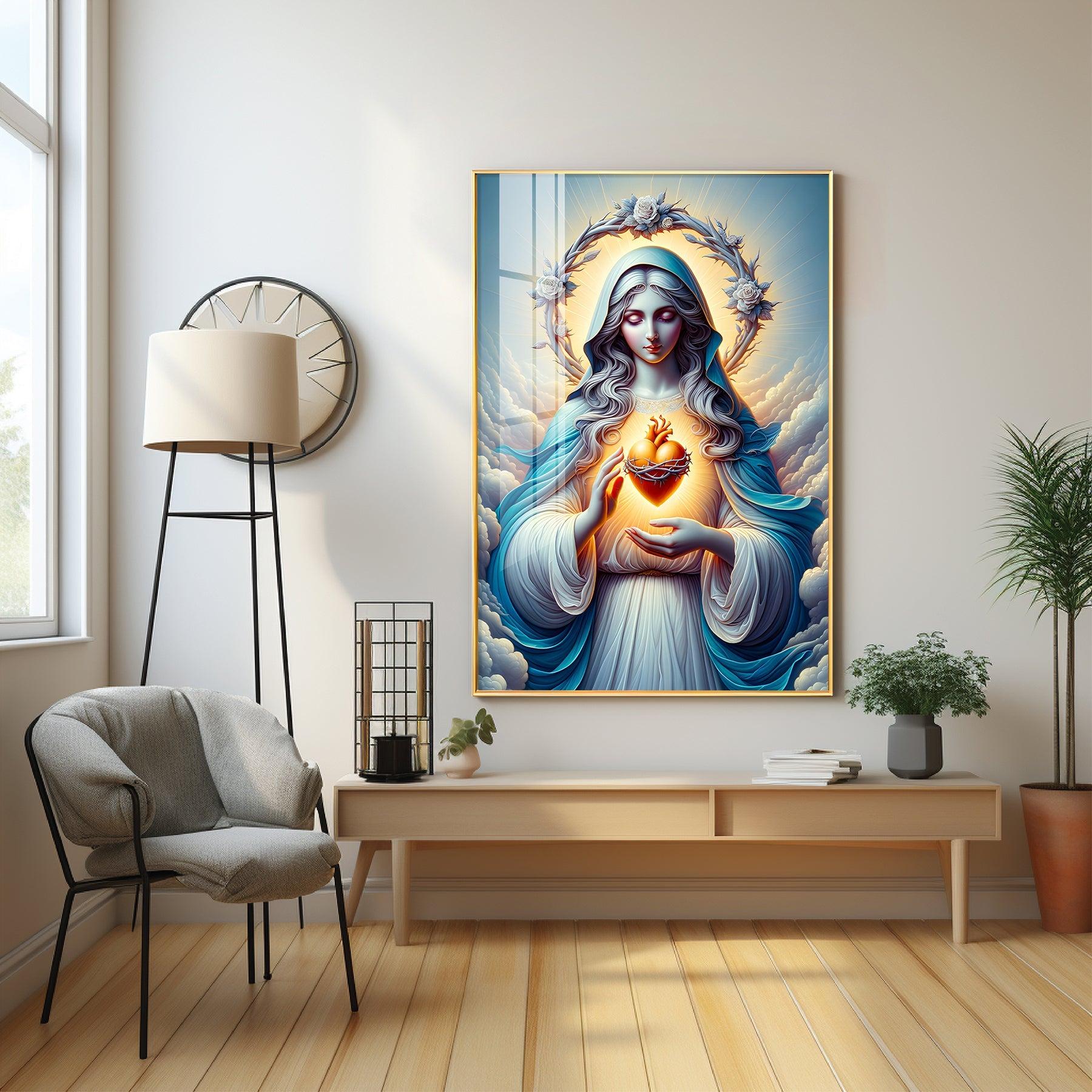 Divine Maternal Love Premium Acrylic Vertical Wall Art - Image 6