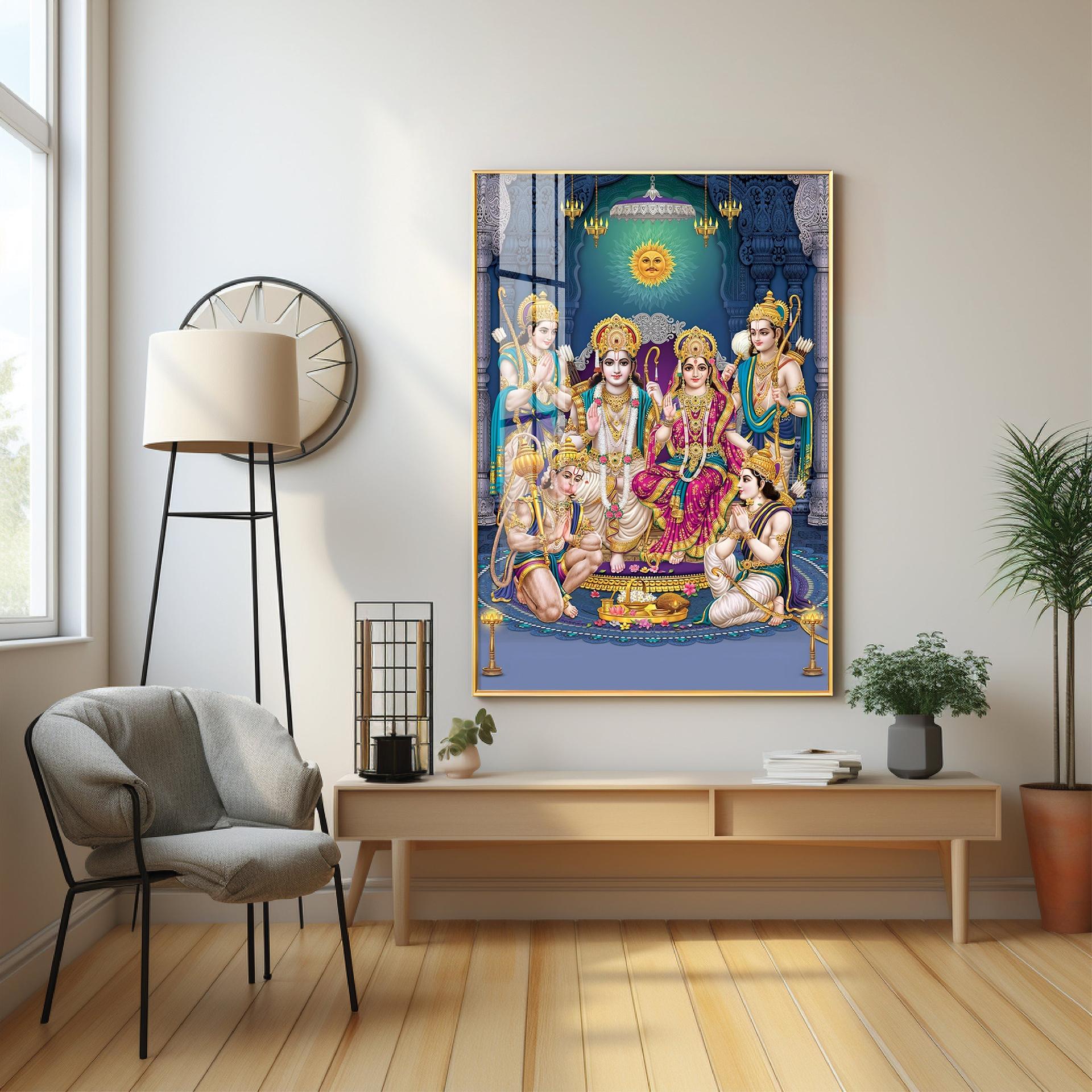 Ram Parivar Premium Acrylic Vertical Wall Art - Image 11