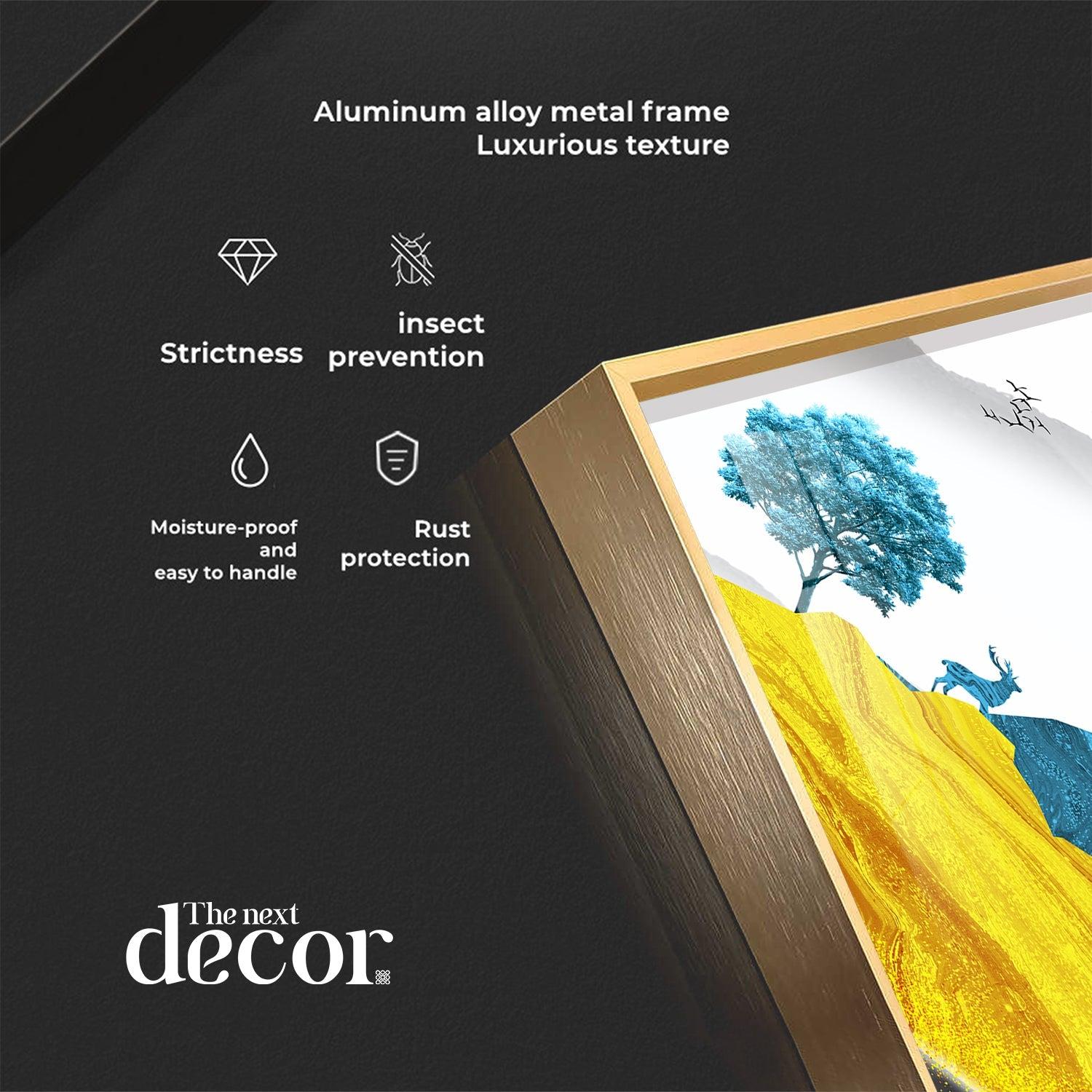 Forest Landscape Premium Acrylic Wall Clock - Image 8