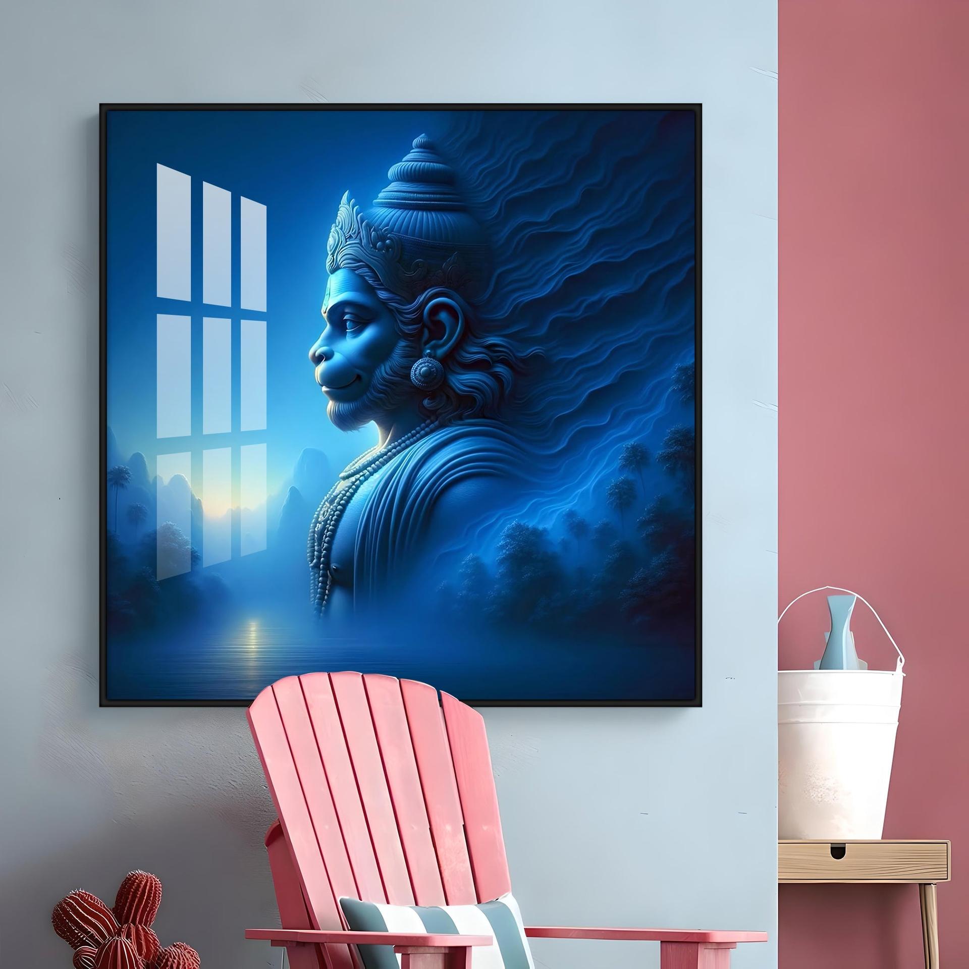 Vaayuputra Premium Acrylic Square Wall Art - Image 14
