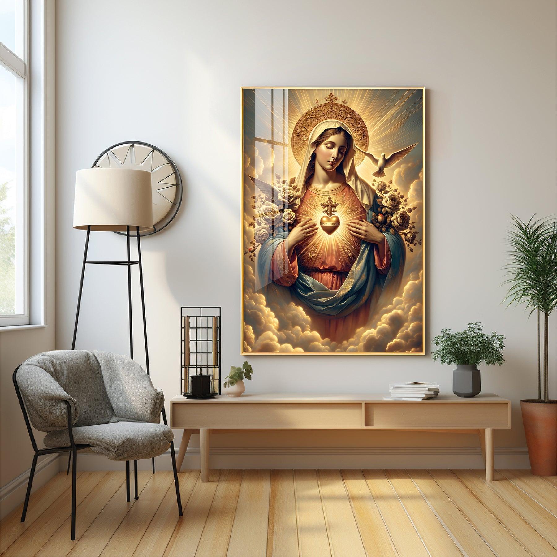 Angelic Harmony Premium Acrylic Vertical Wall Art - Image 5