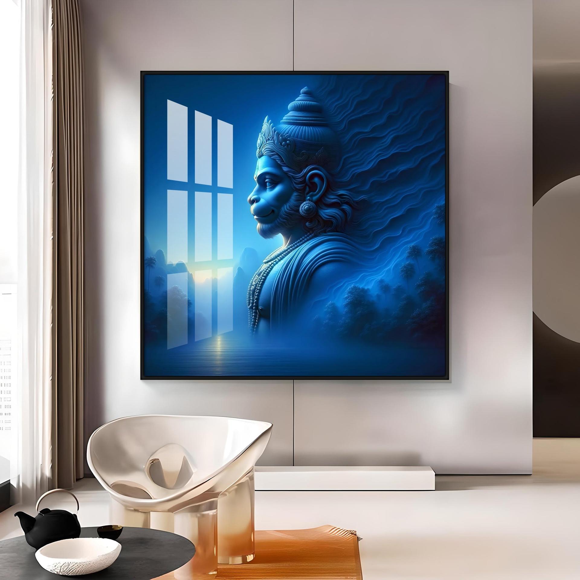 Vaayuputra Premium Acrylic Square Wall Art - Image 10