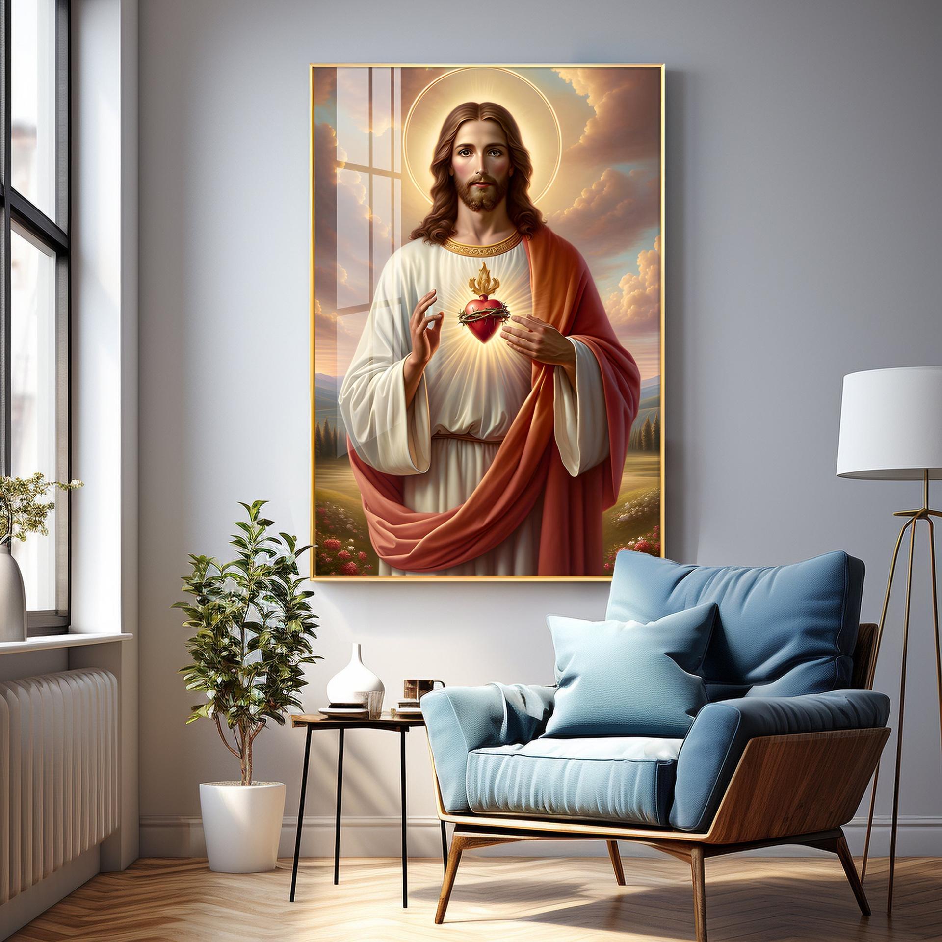 Emblem Of Divine Love Premium Acrylic Vertical Wall Art - Image 6