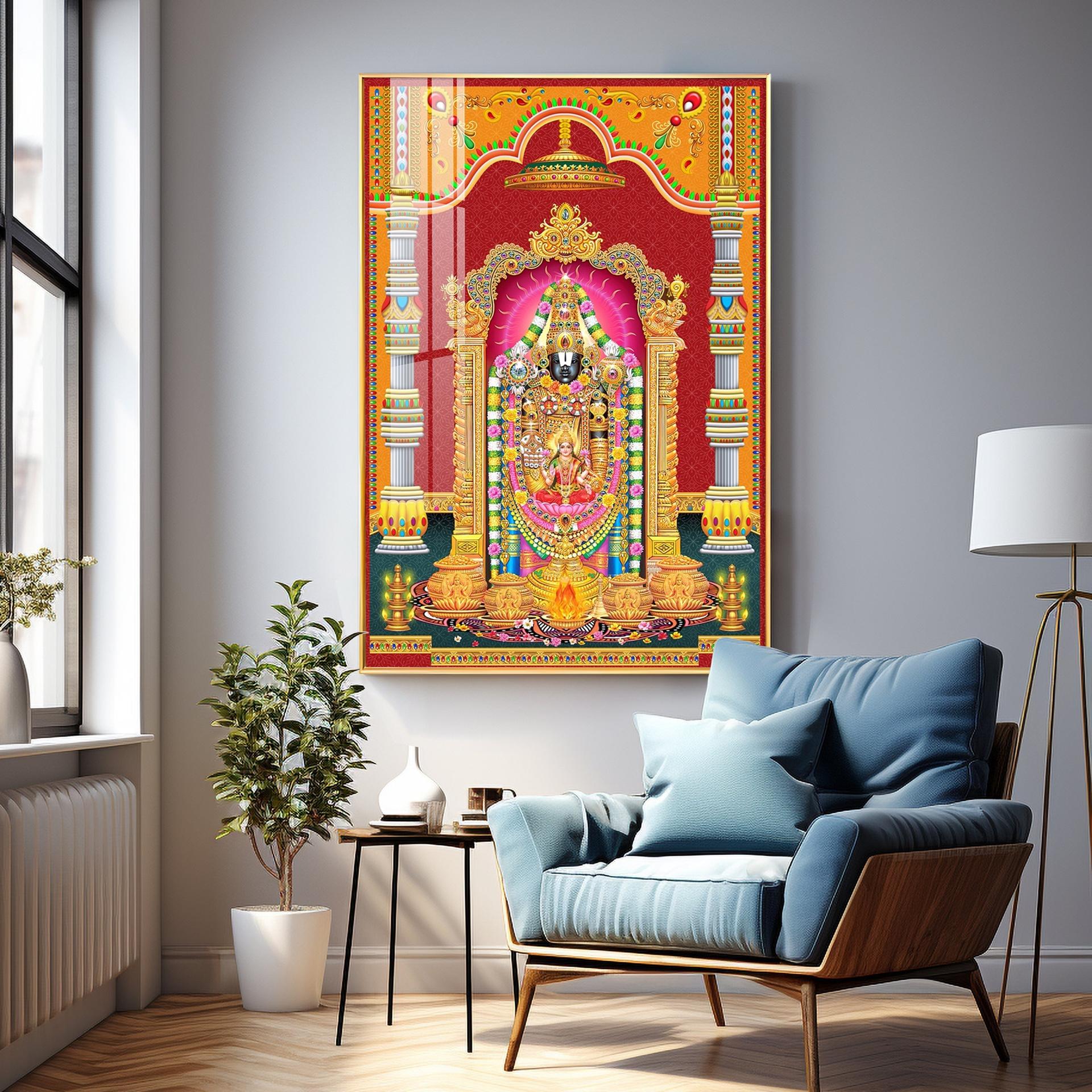 Narayana Blessing Premium Acrylic Vertical Wall Art - Image 14