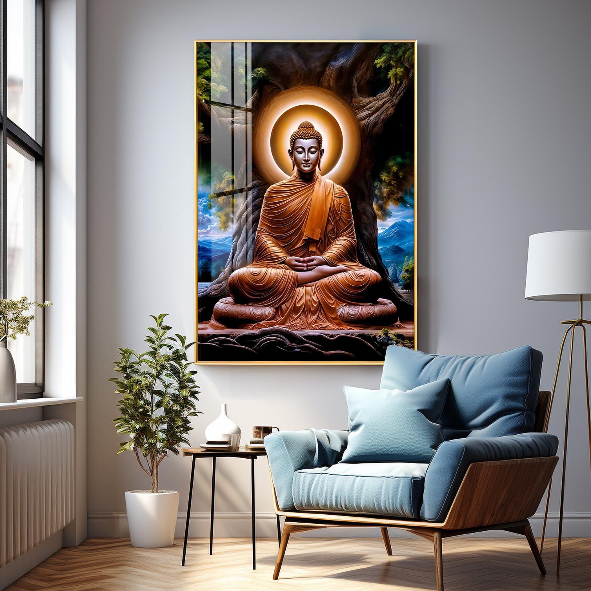 Masstone Buddha Premium Acrylic Vertical Wall Art - Image 16