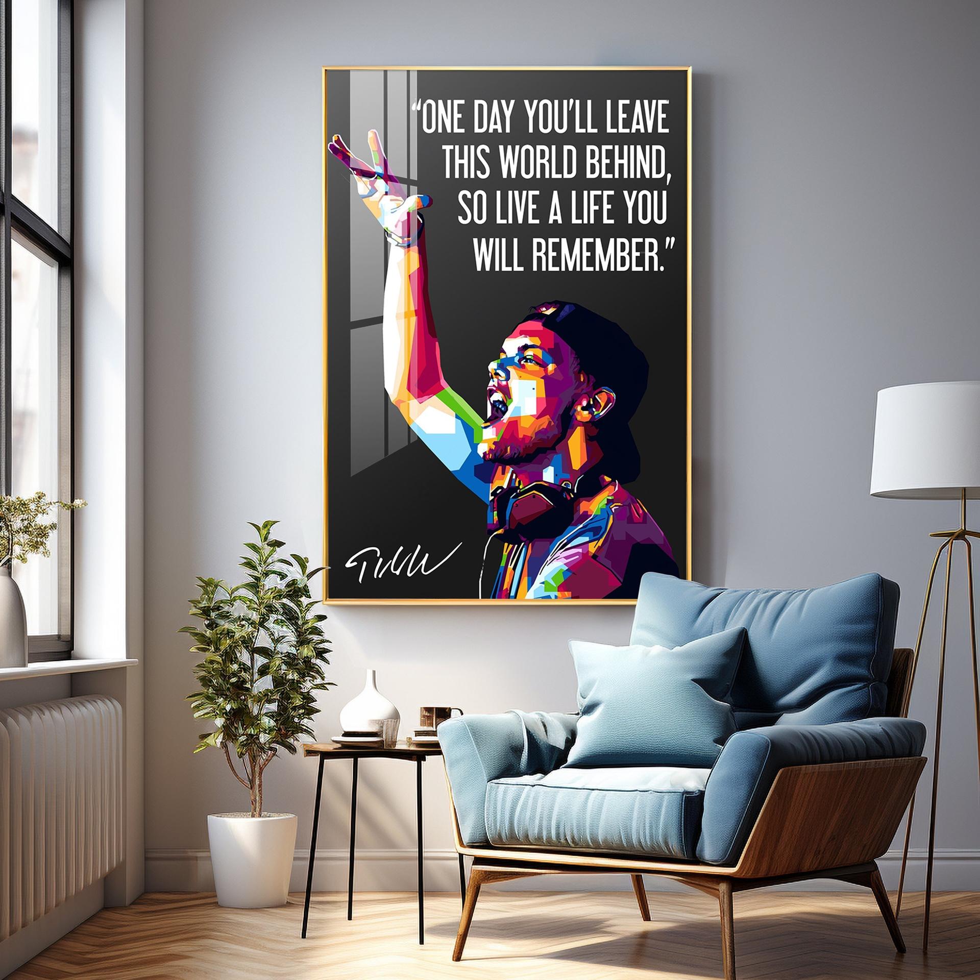One Day You'll Leave This World Behind Premium Acrylic Vertical Wall Art - Image 8