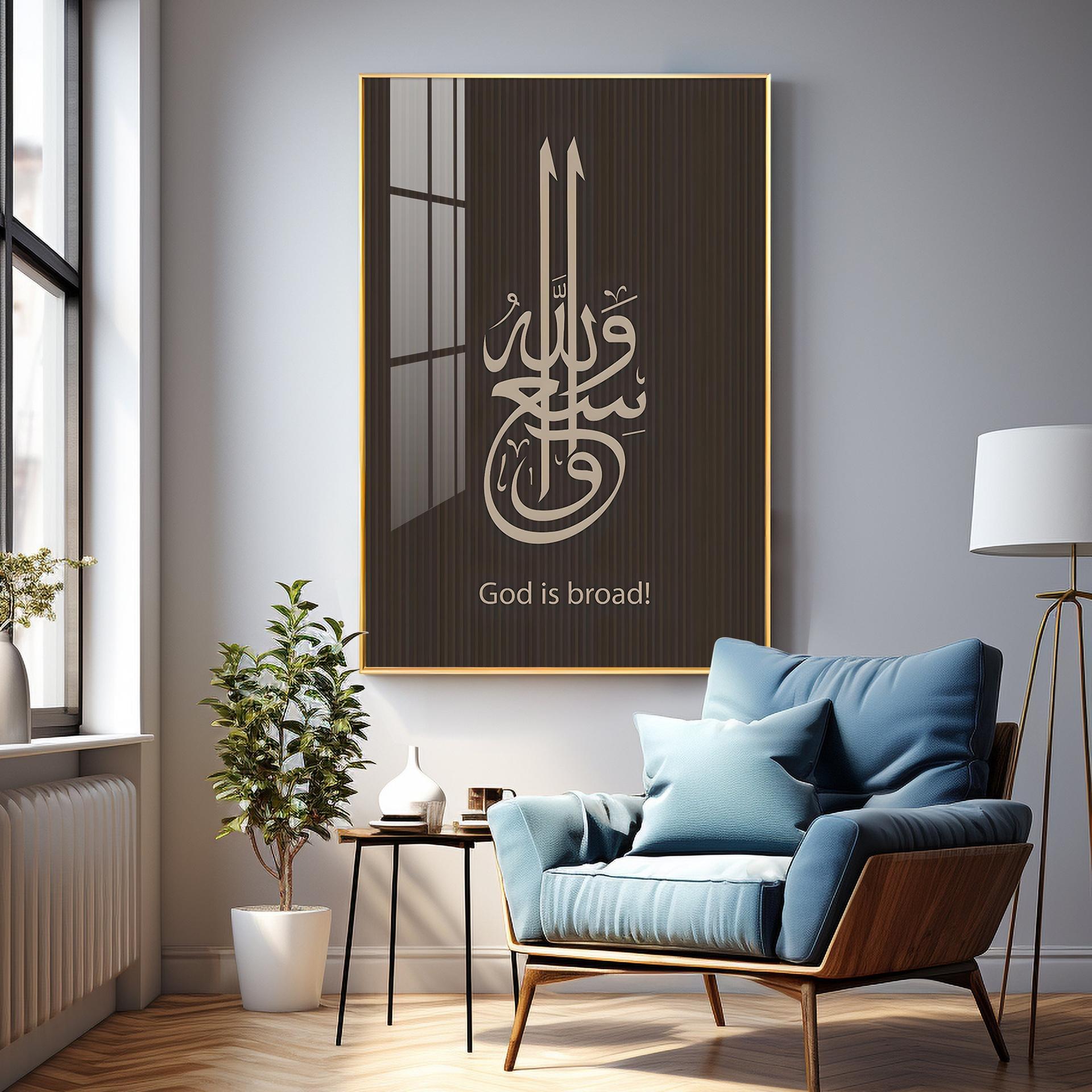 God Is Broad Premium Acrylic Vertical Wall Art - Image 9