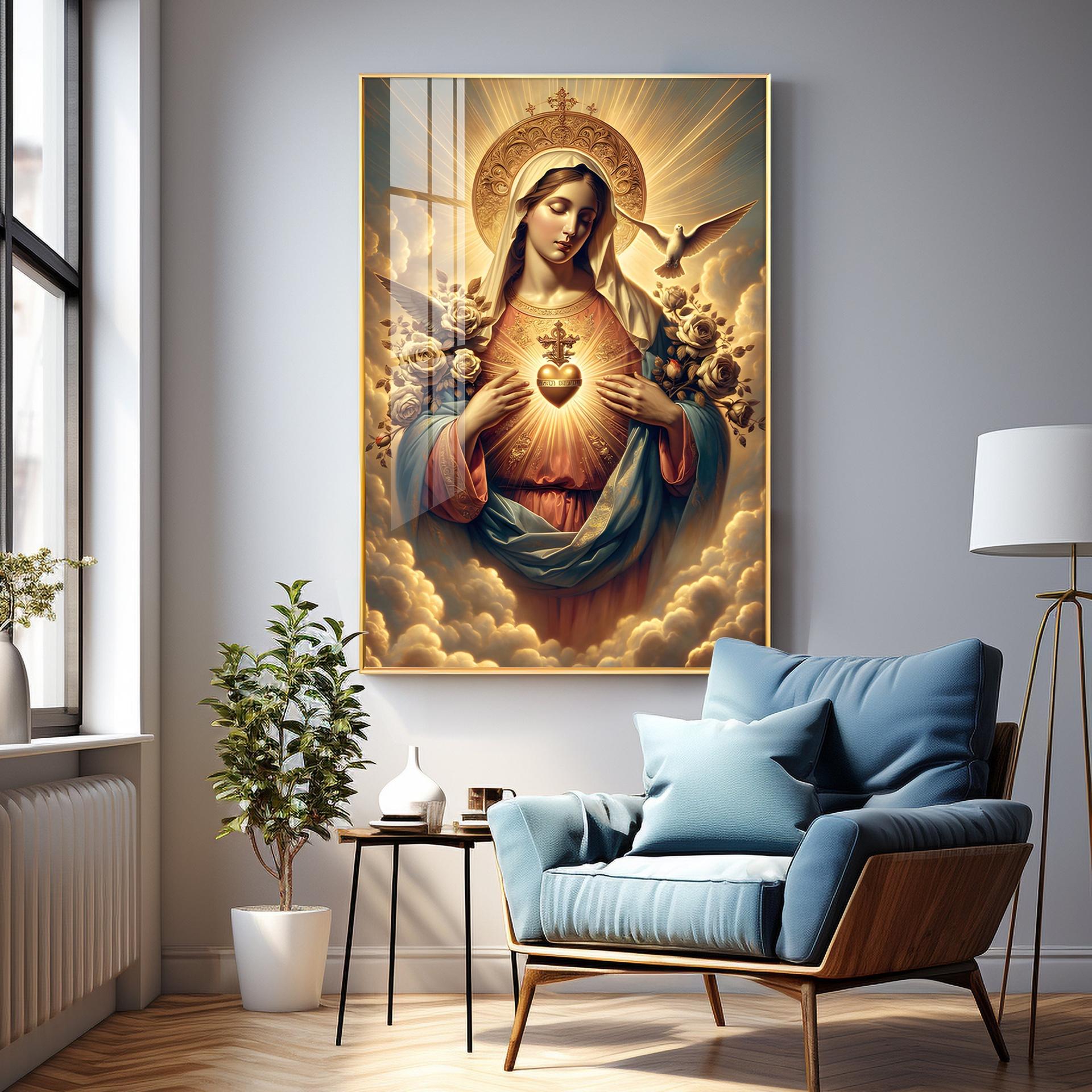 Angelic Harmony Premium Acrylic Vertical Wall Art - Image 6