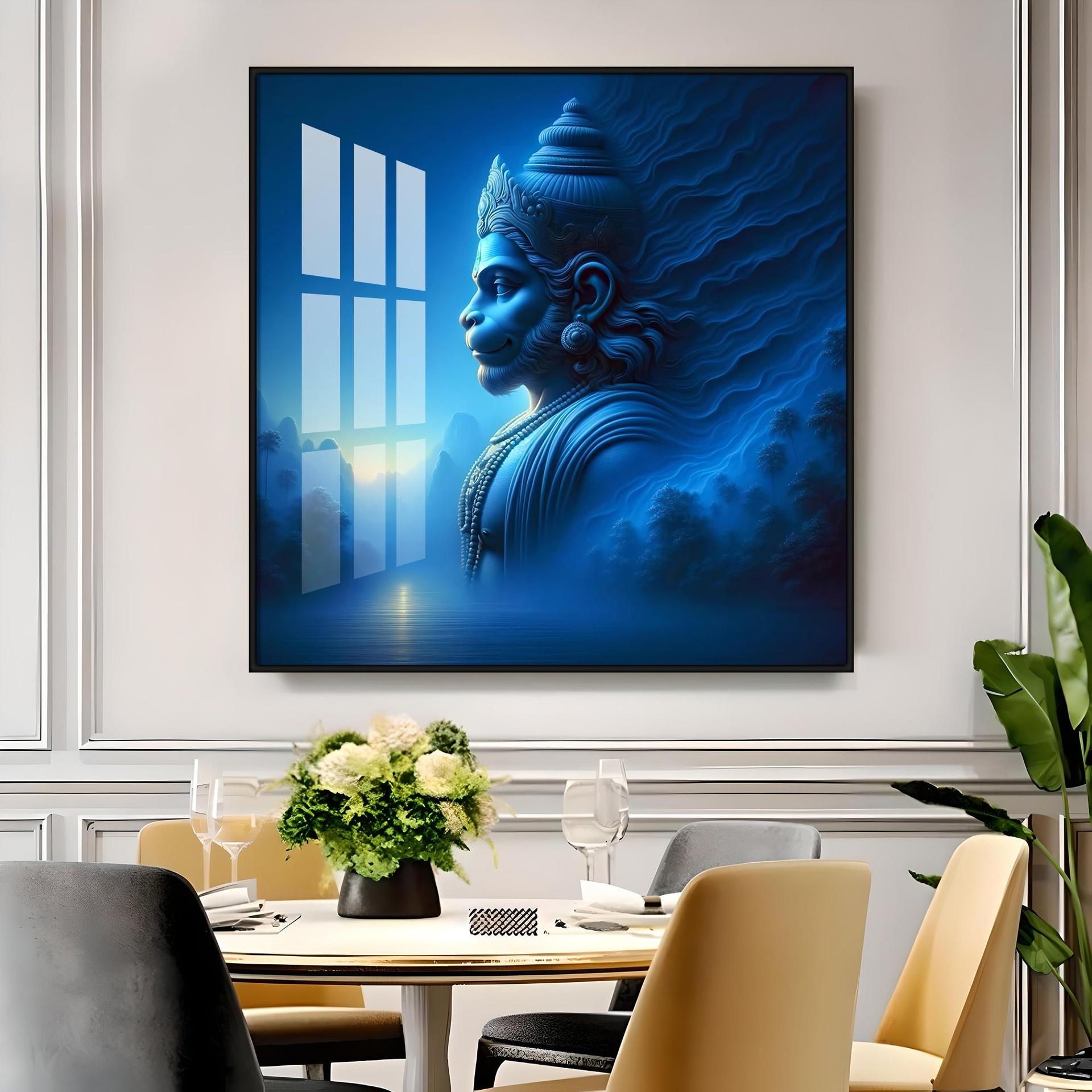 Vaayuputra Premium Acrylic Square Wall Art - Image 12
