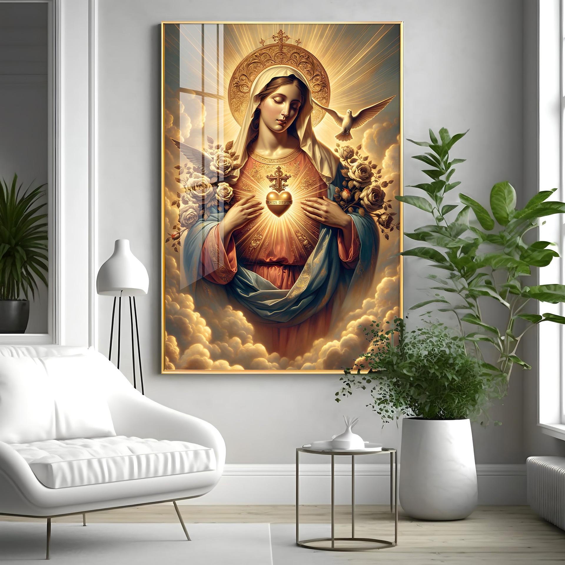 Angelic Harmony Premium Acrylic Vertical Wall Art - Image 7