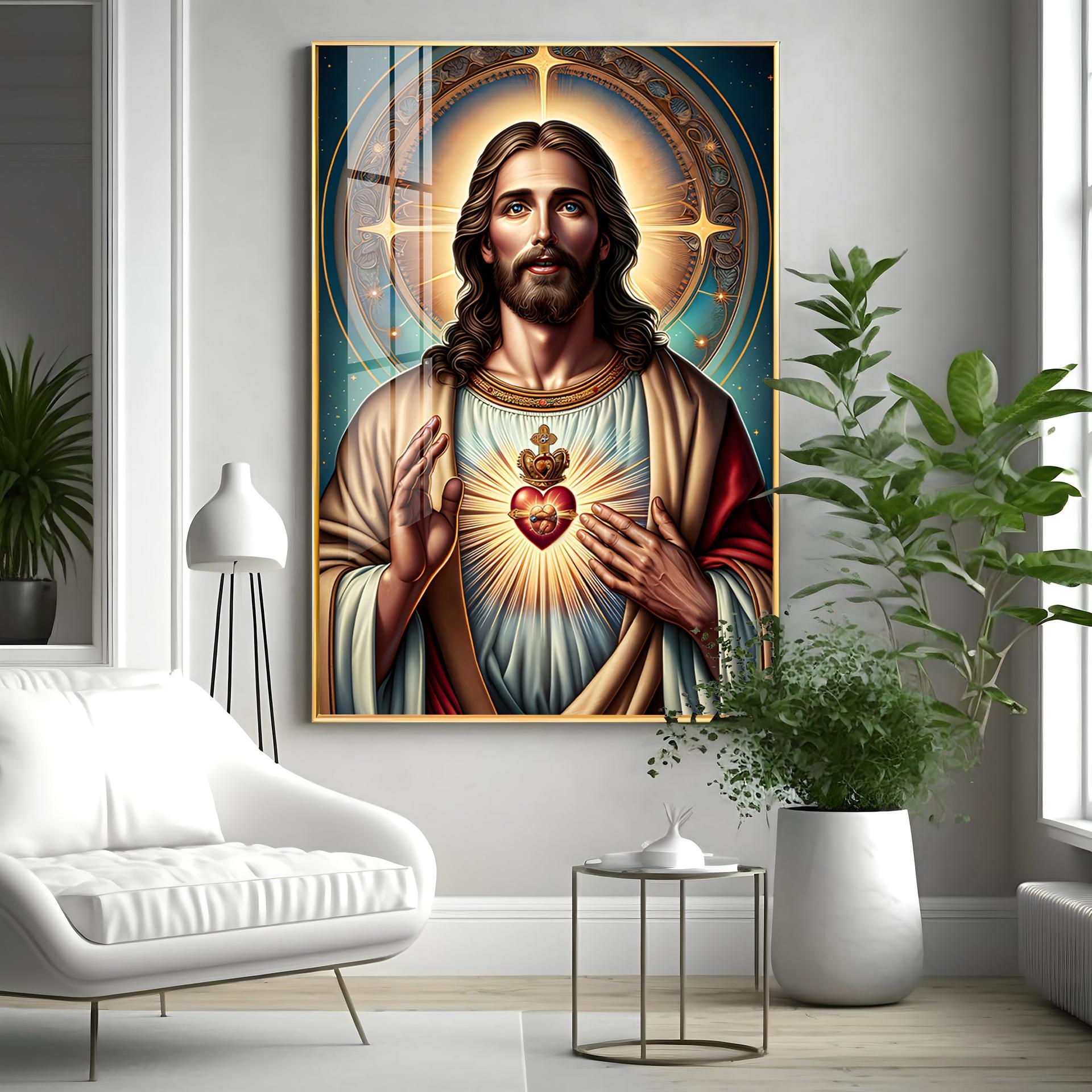 Christ's Heart Masterpiece Premium Acrylic Vertical Wall Art - Image 16