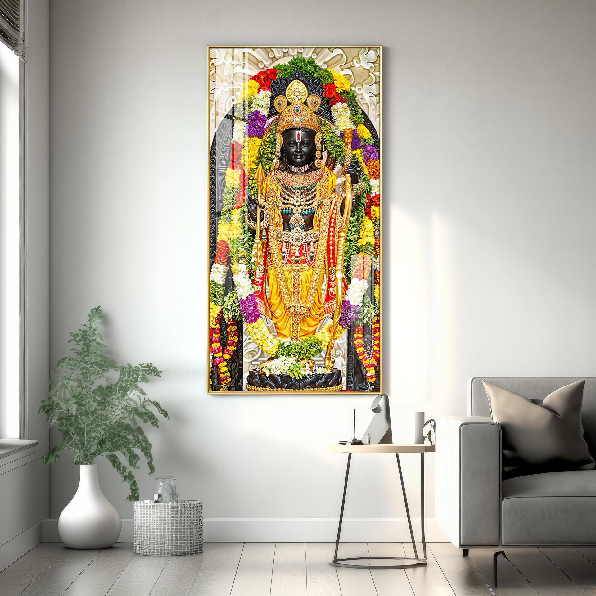 Lord Rama Portray Premium Vertical Wall Art - Image 5