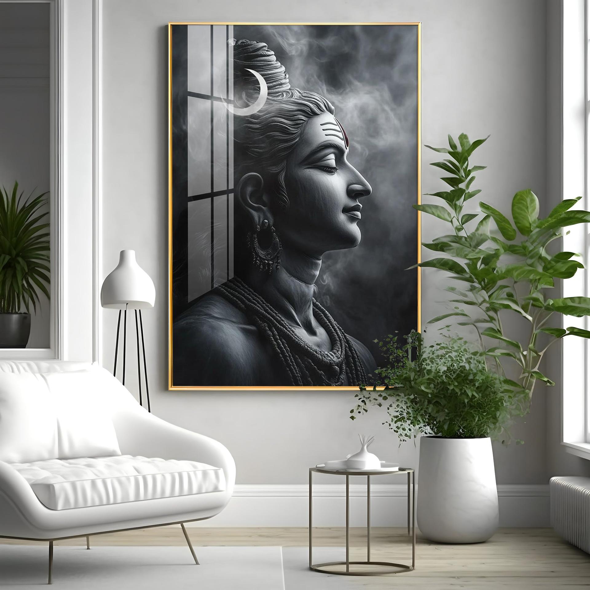 Lord Shiva Harmony Premium Acrylic Wall Art - Image 5