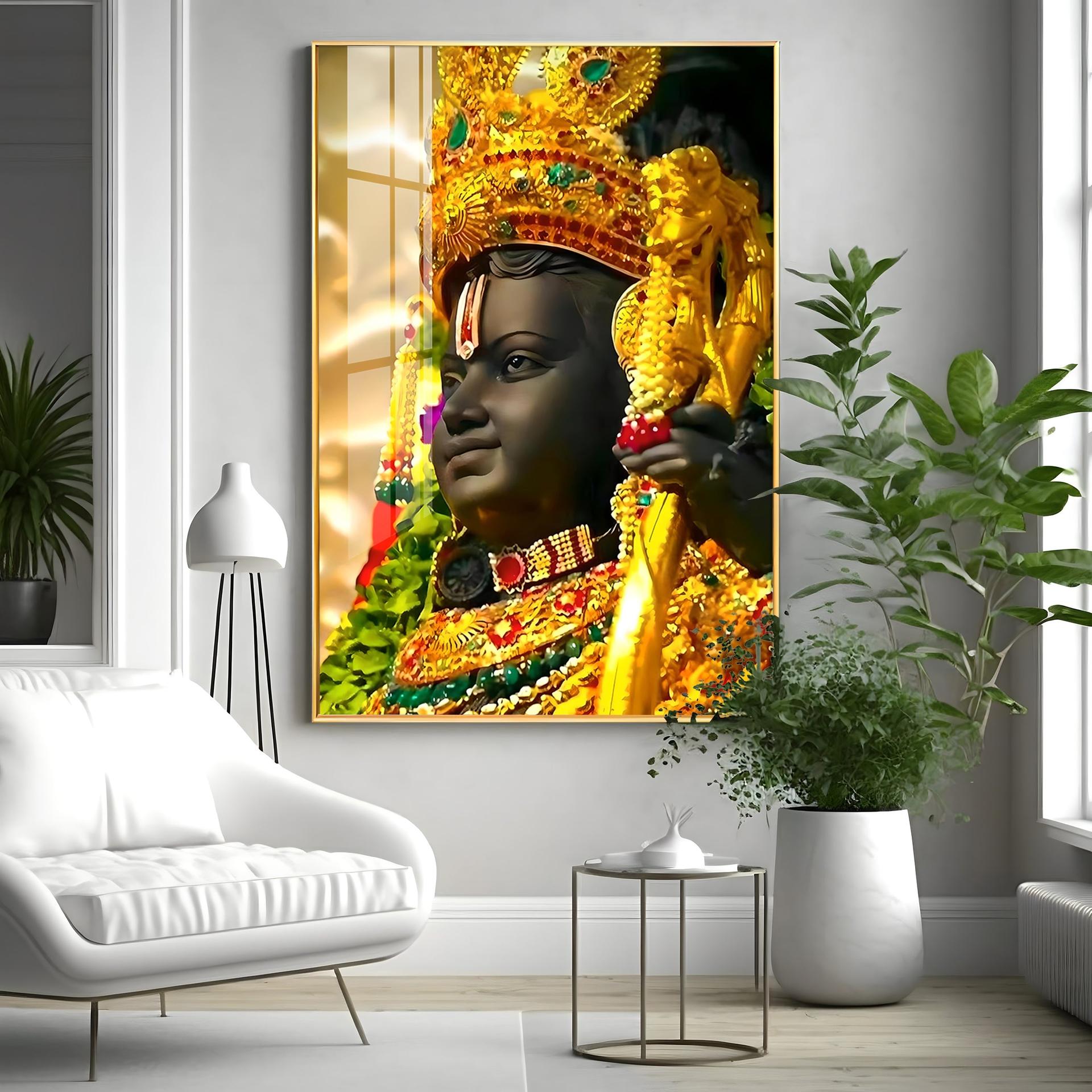 Ayodhya Darshan Premium Acrylic Vertical Wall Art - Image 12