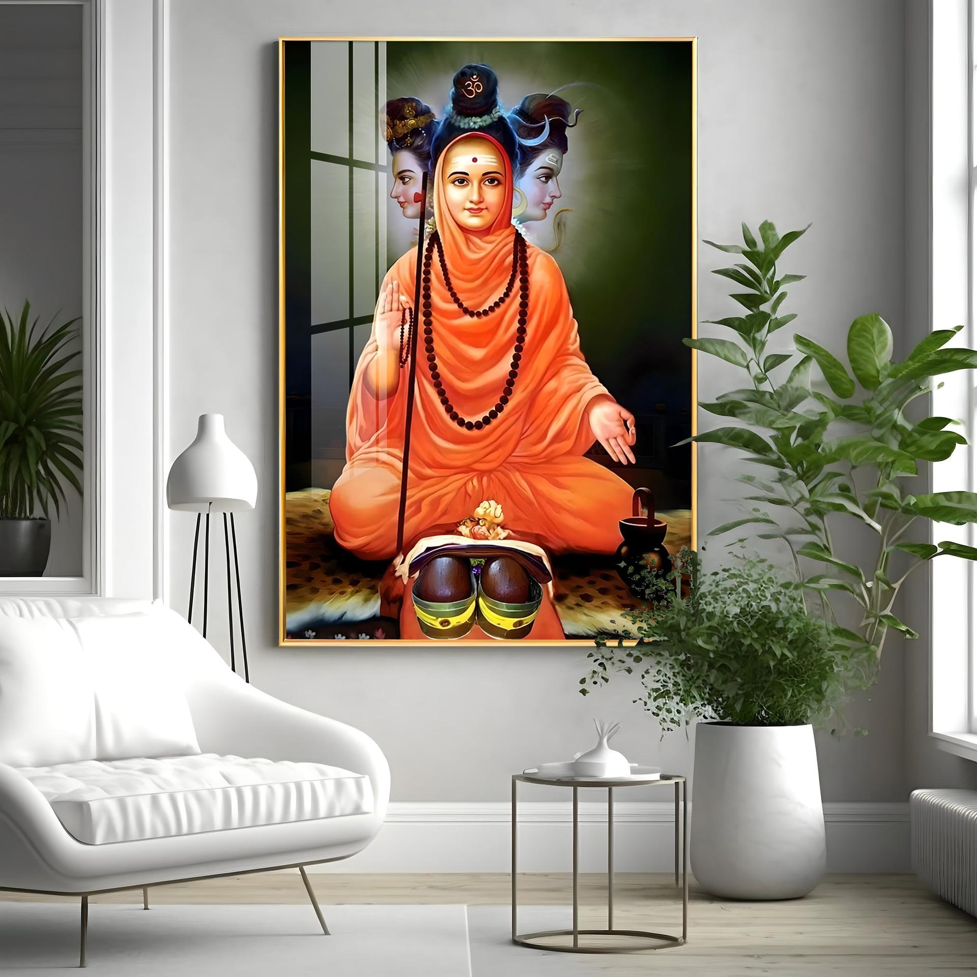 Portrait Of Divine Authority Premium Vertical Acrylic Wall Art - Image 3