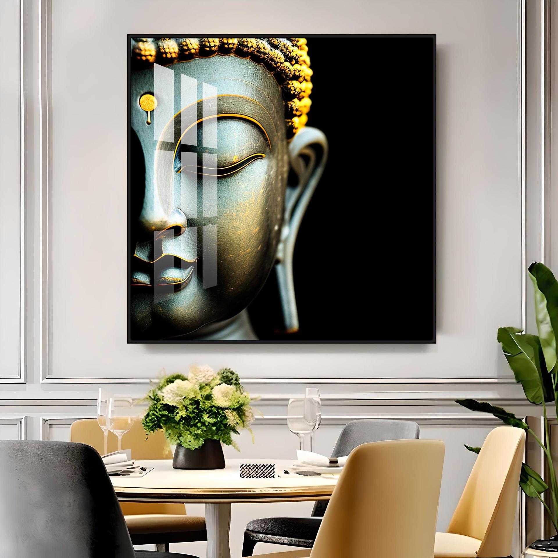 Buddha Statue Premium Acrylic Square Wall Art - Image 16