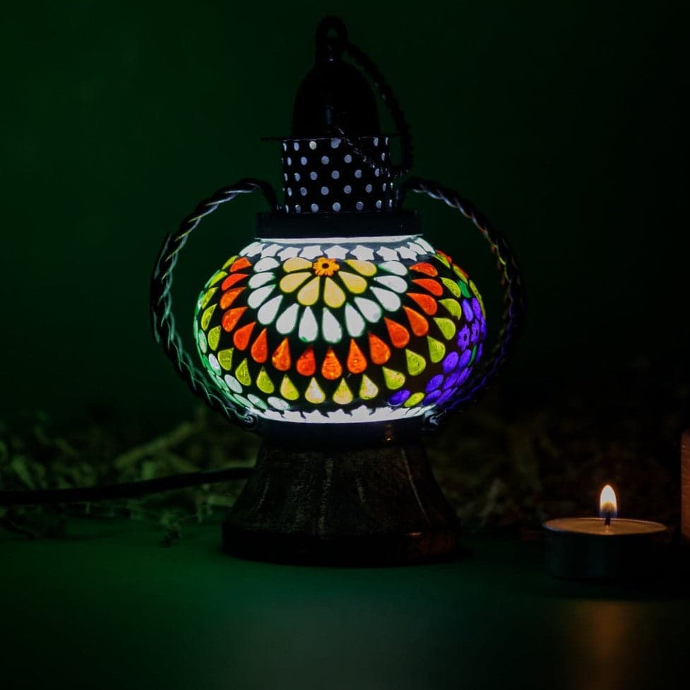 Handcrafted Art Deco Mosaic Lights - Image 3
