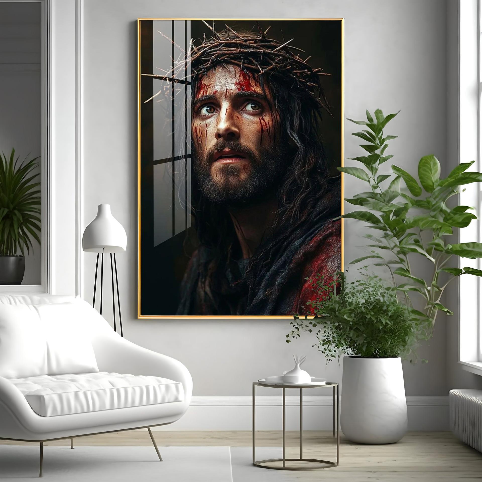 Christ's Embrace Premium Acrylic Wall Art - Image 4