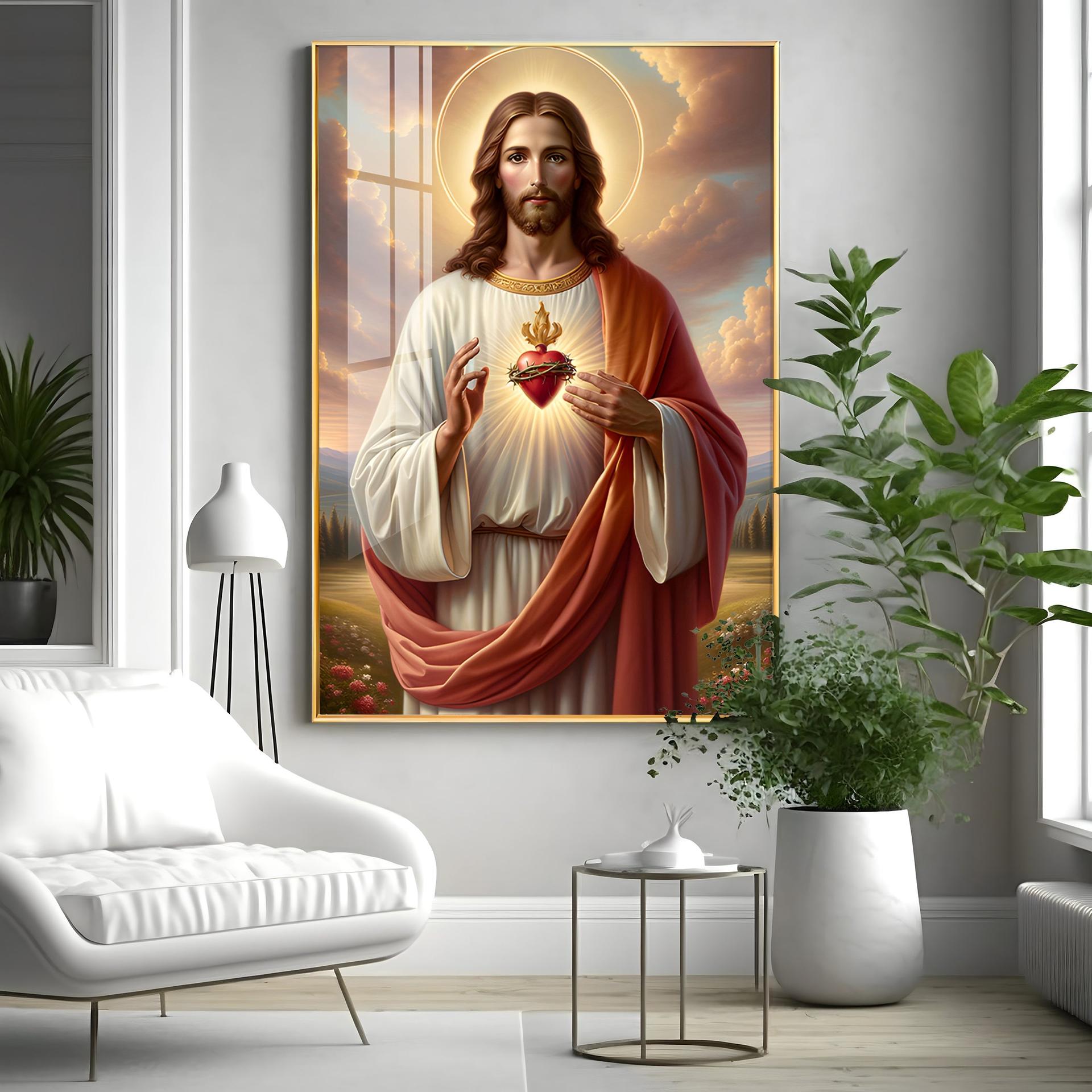 Emblem Of Divine Love Premium Acrylic Vertical Wall Art - Image 7